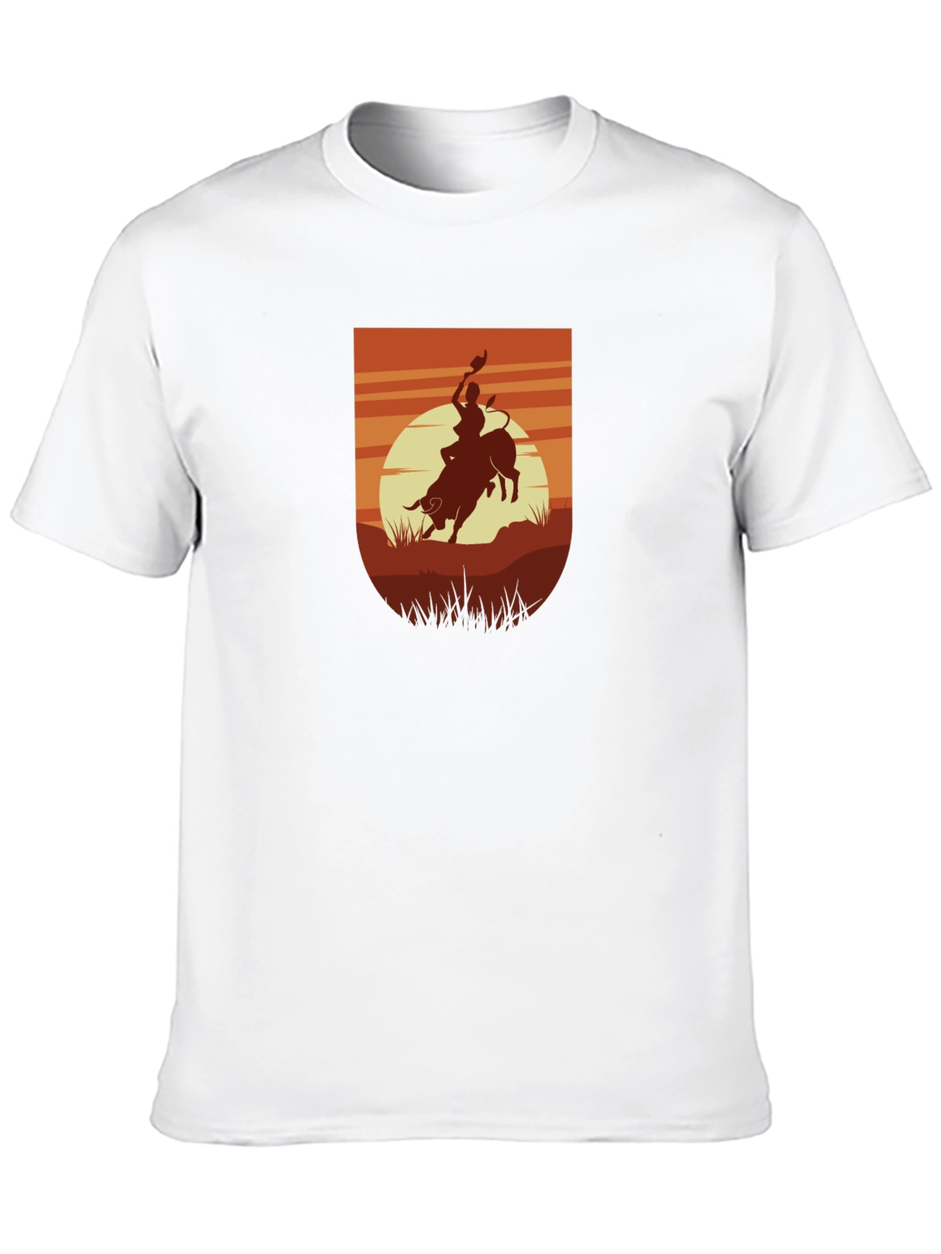 Rodeo Sunset Black T-Shirt