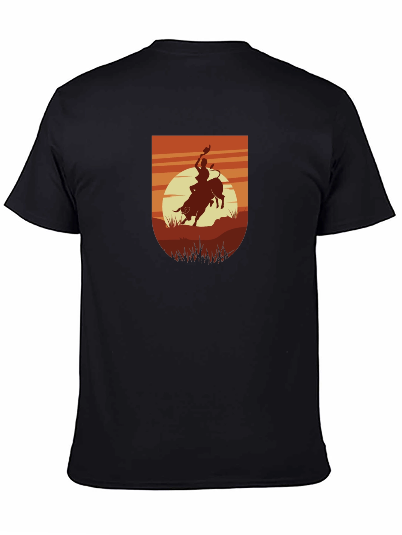 Rodeo Sunset Black T-Shirt