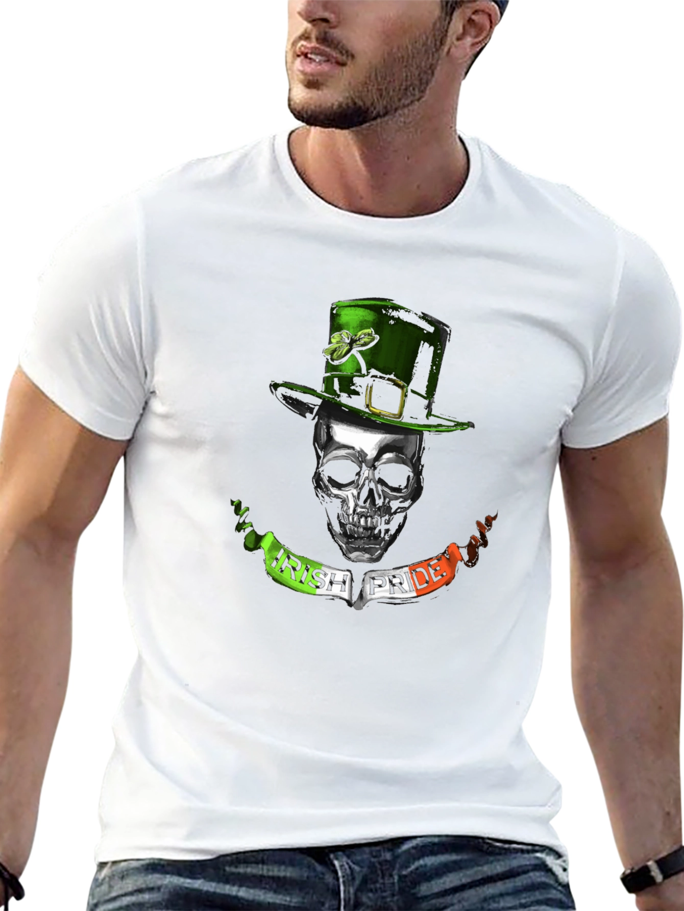 Irish Pride Skull T-Shirt - St. Patricks Day