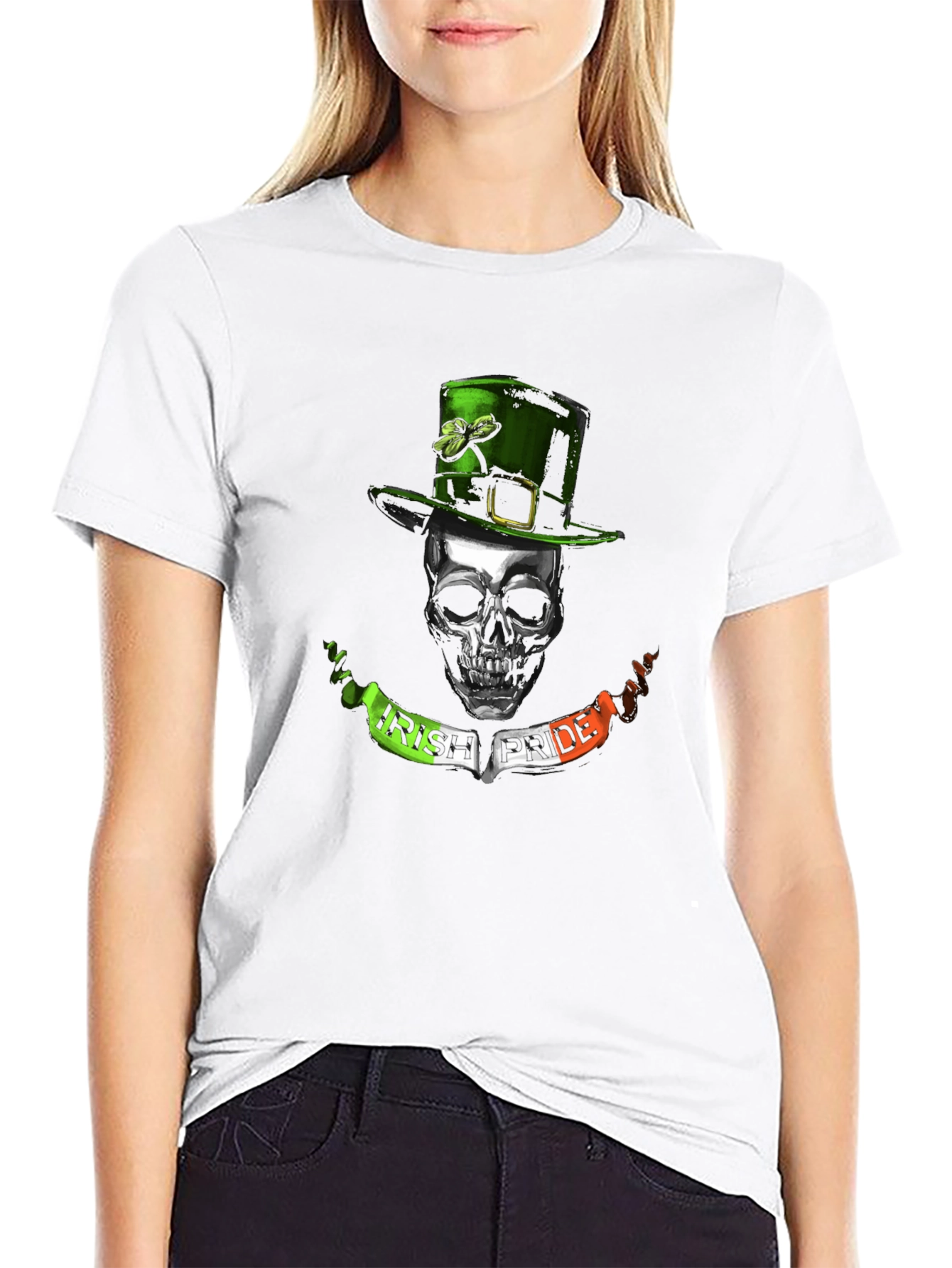 Irish Pride Skull T-Shirt - St. Patricks Day