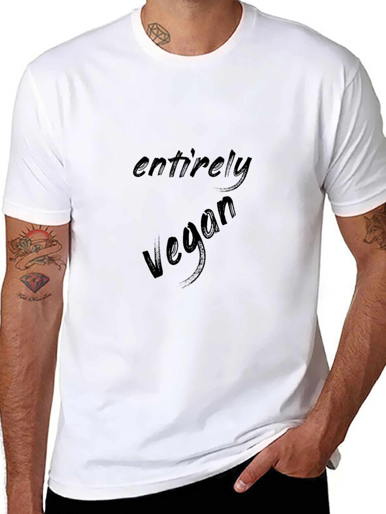 Entirely Vegan Black T-Shirt