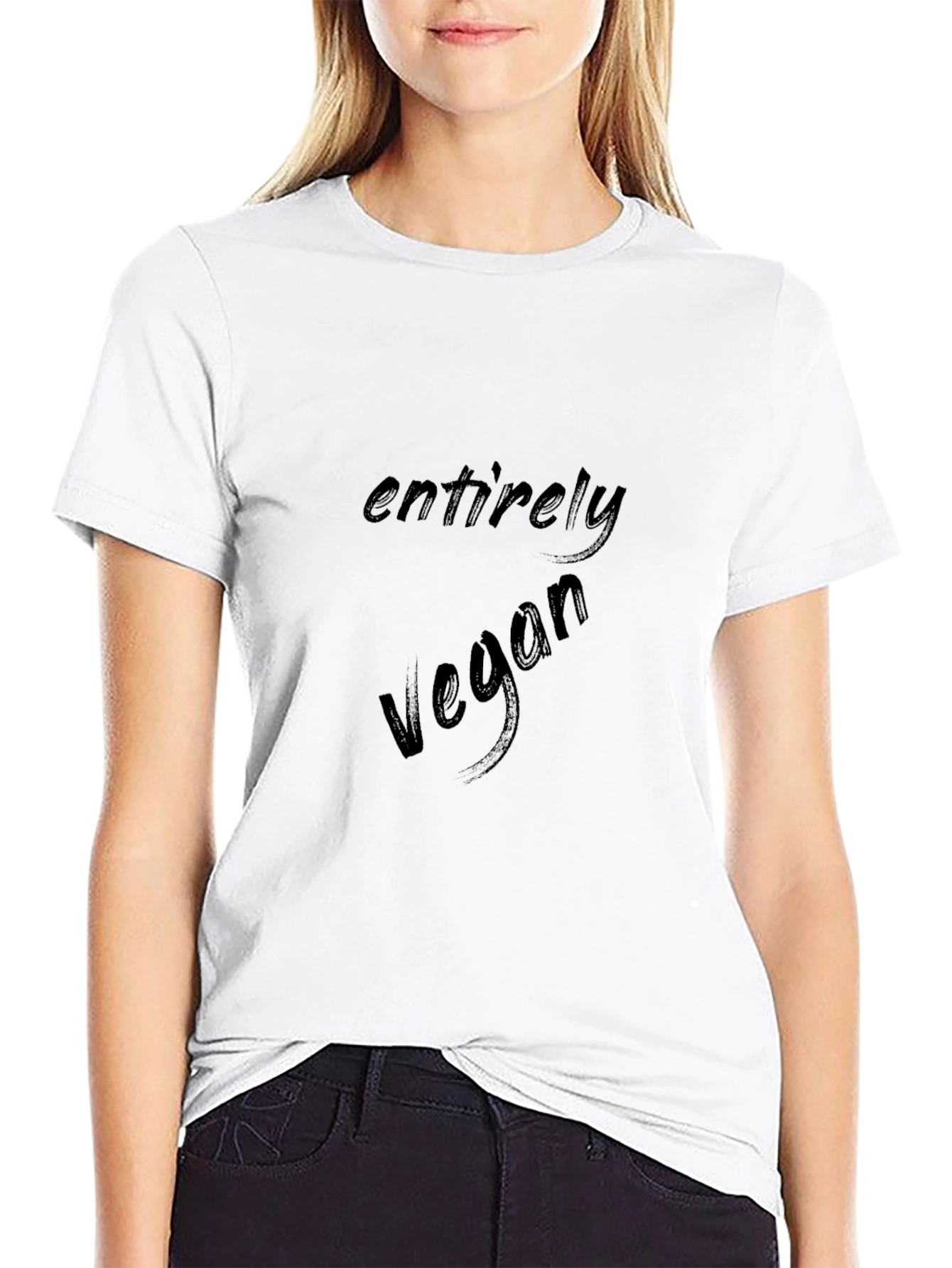 Entirely Vegan Black T-Shirt