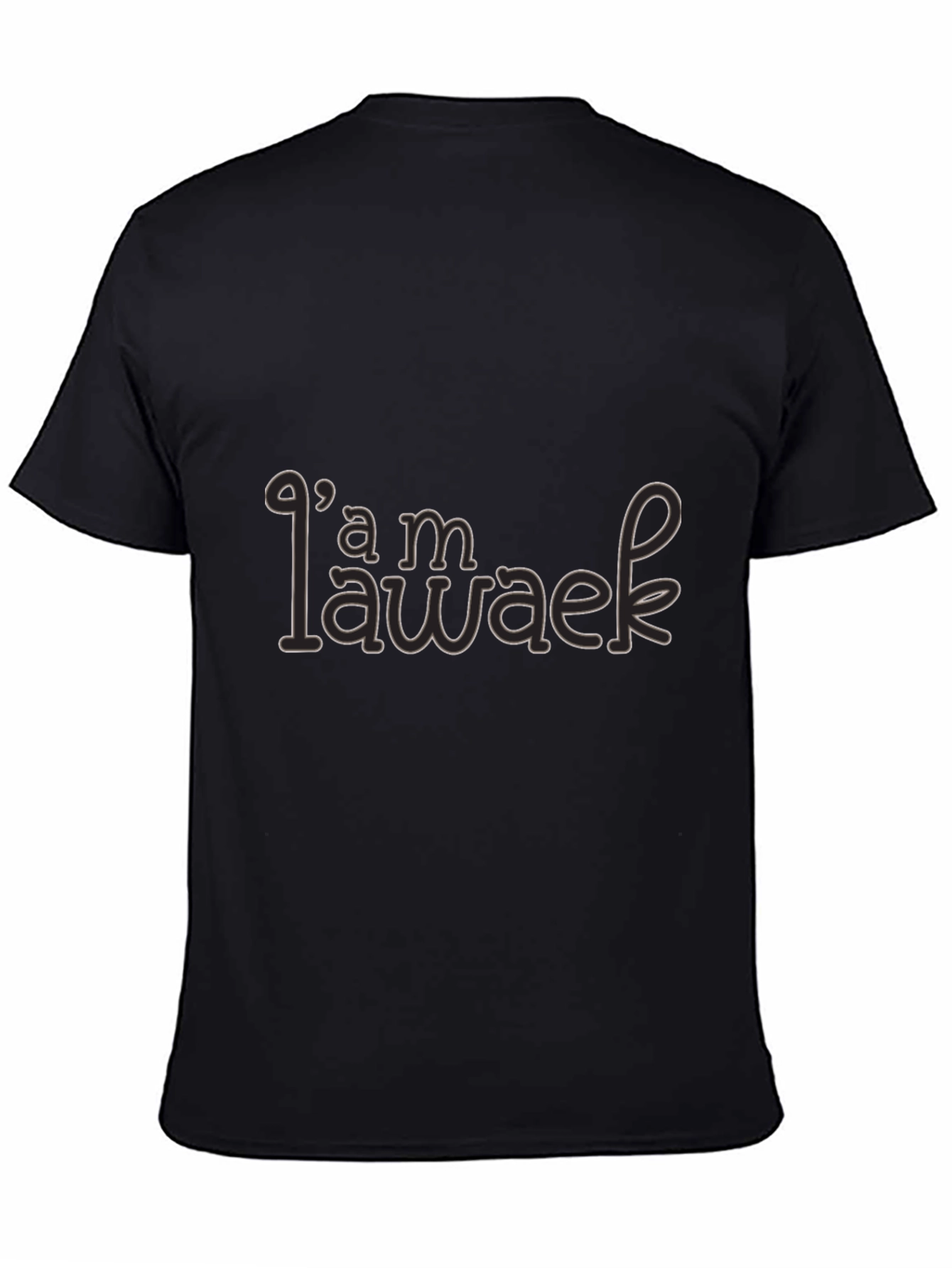Im Awake Graphic Tee - Unisex Black T-Shirt
