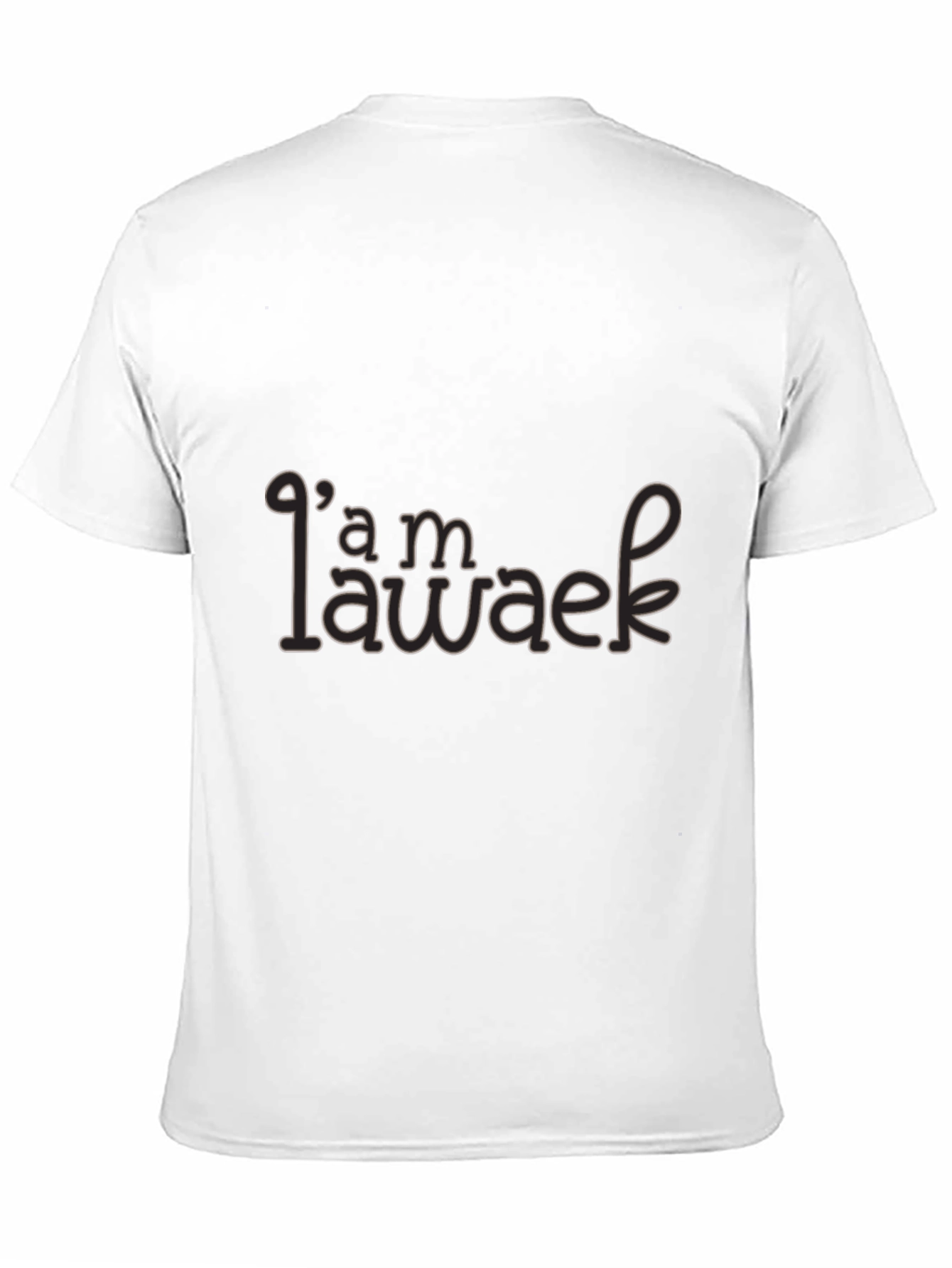 Im Awake Graphic Tee - Unisex Black T-Shirt