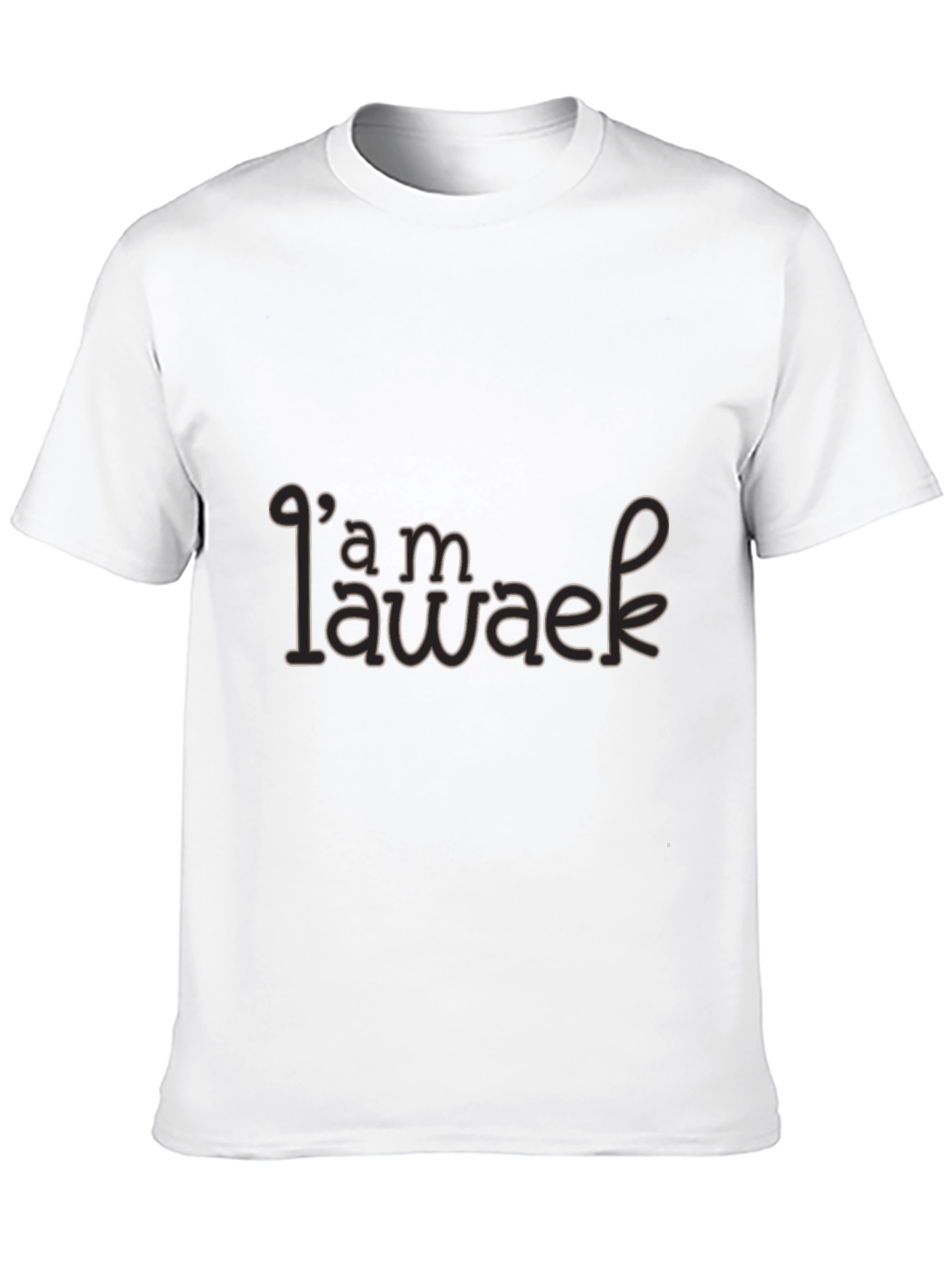 Im Awake Graphic Tee - Unisex Black T-Shirt