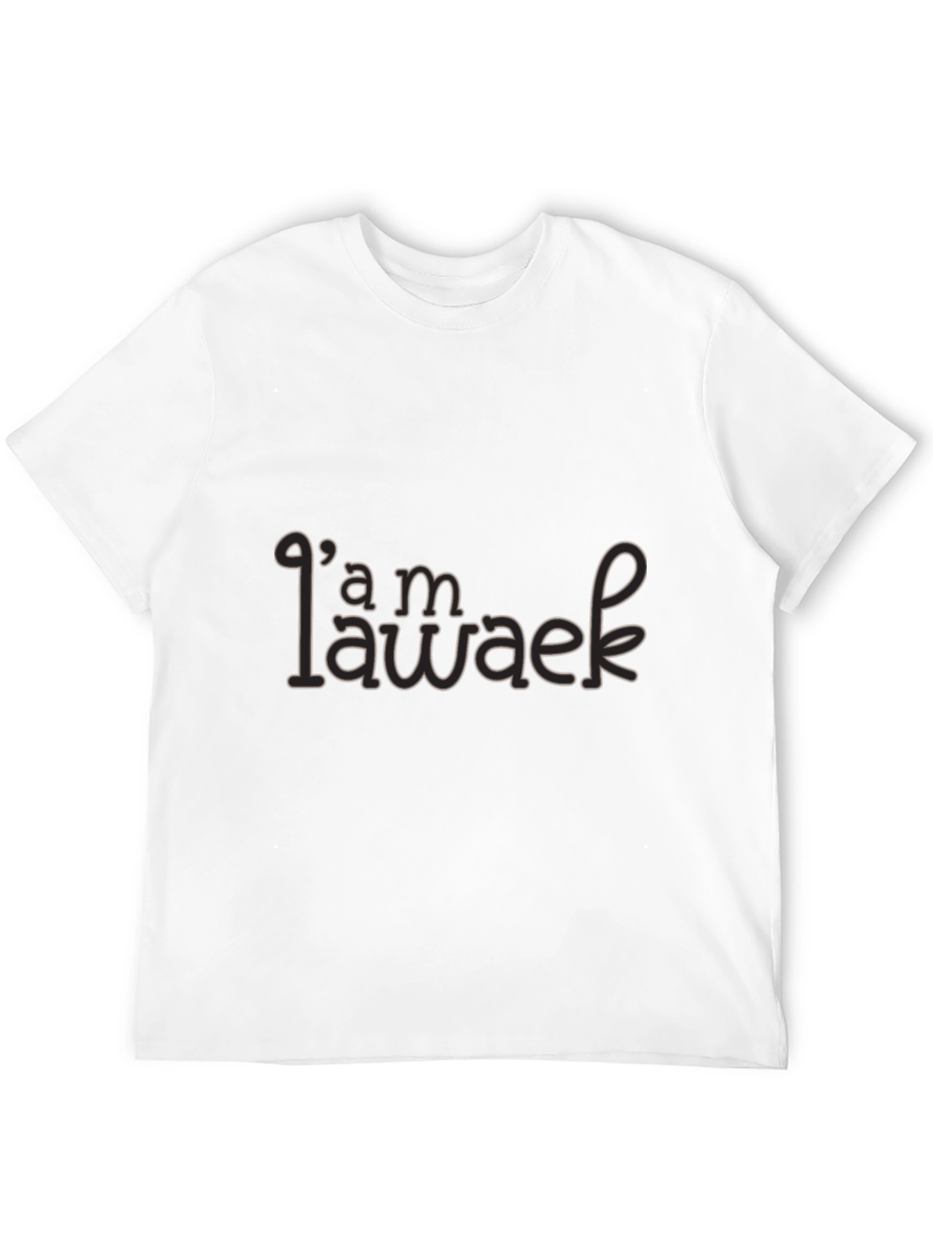 Im Awake Graphic Tee - Unisex Black T-Shirt