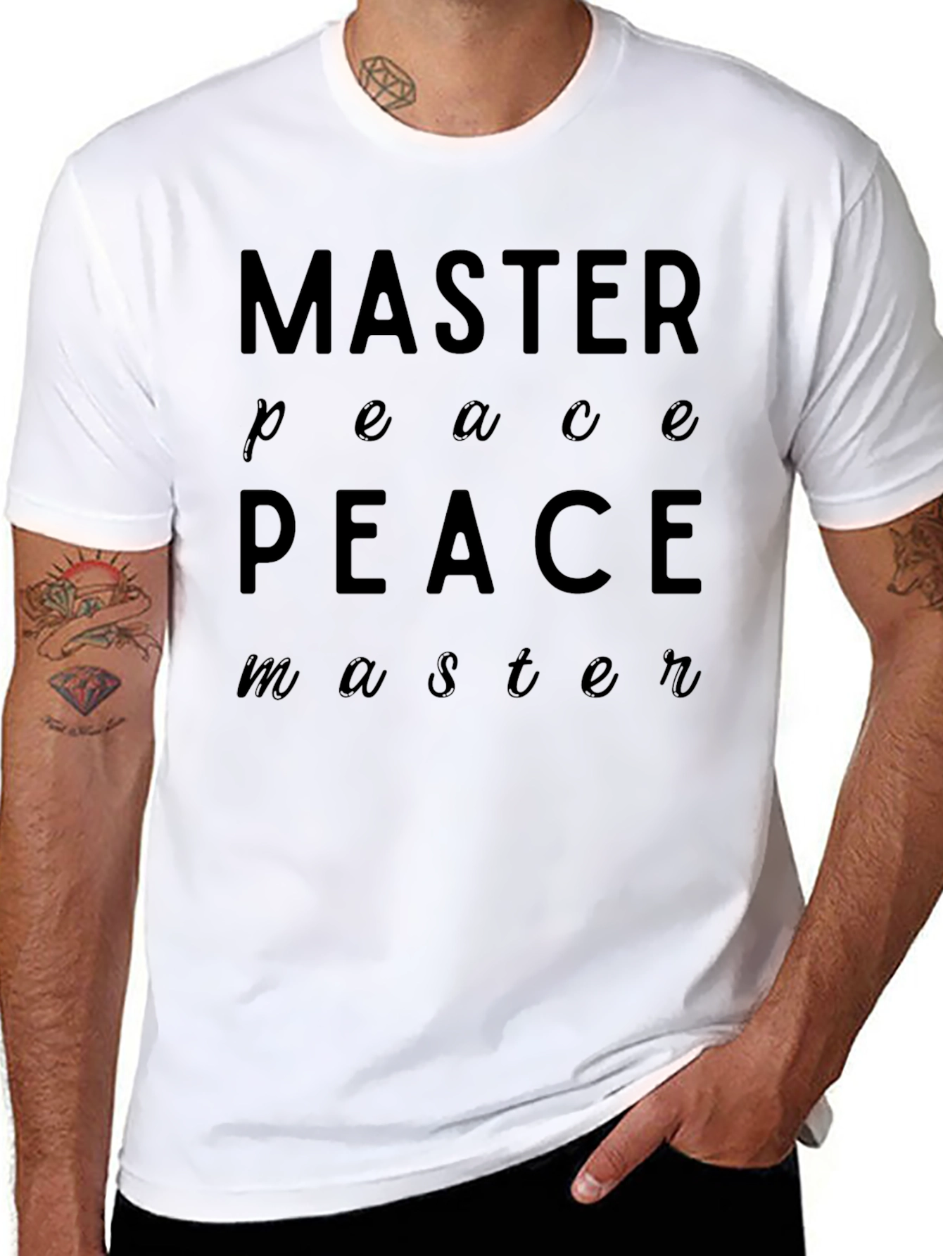 Master Peace Graphic T-Shirt