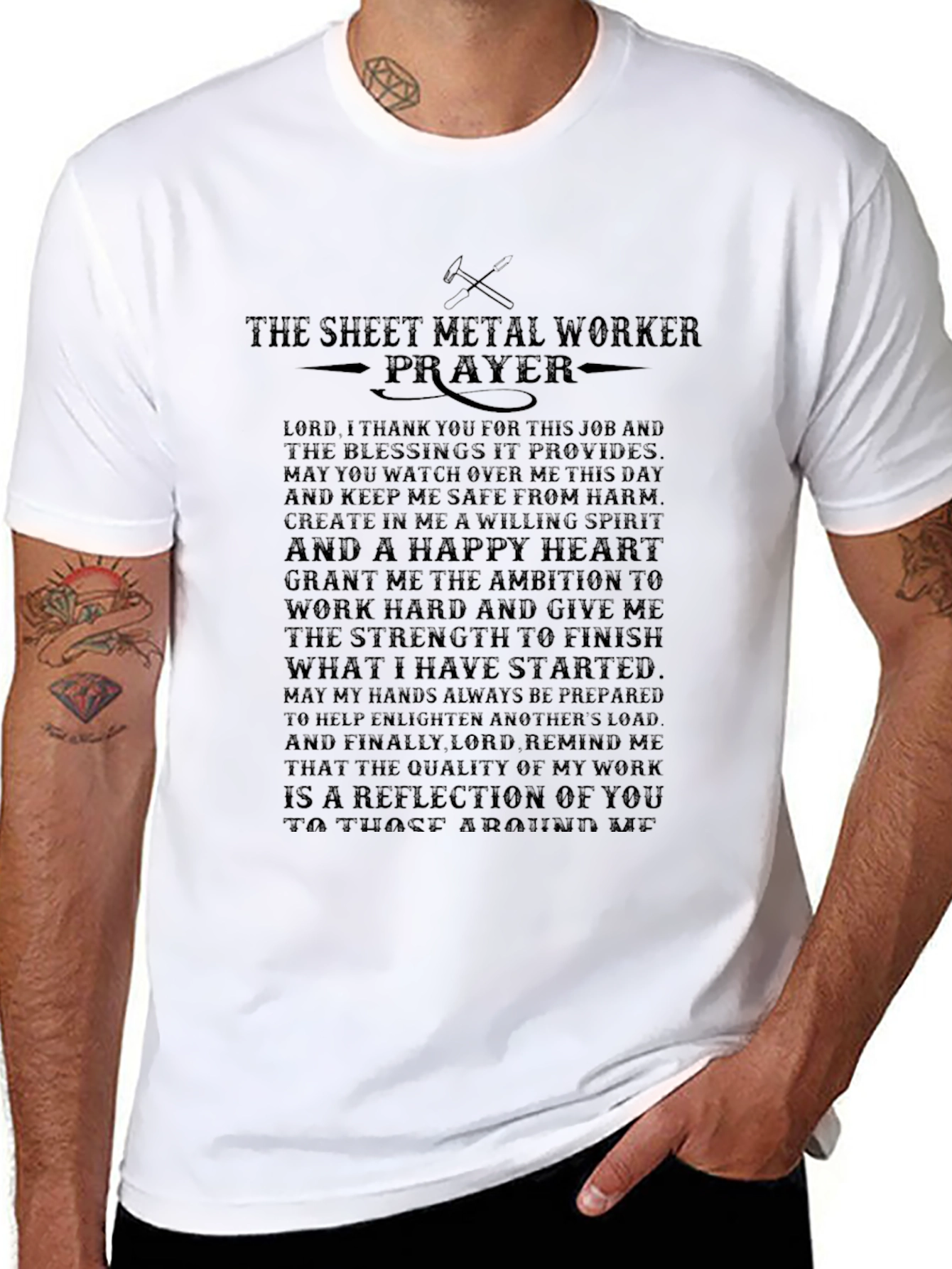 Sheet Metal Worker Prayer T-Shirt