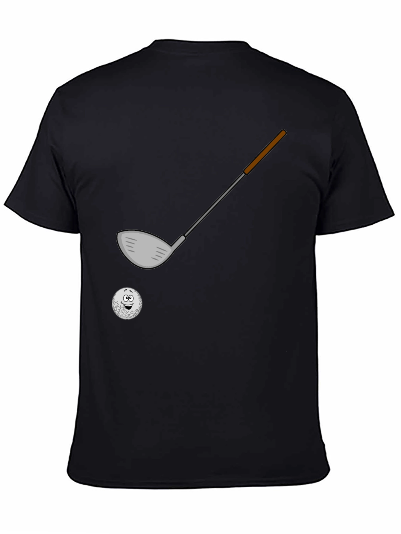 Golf Club & Ball T-Shirt - Golfer Gift Tee