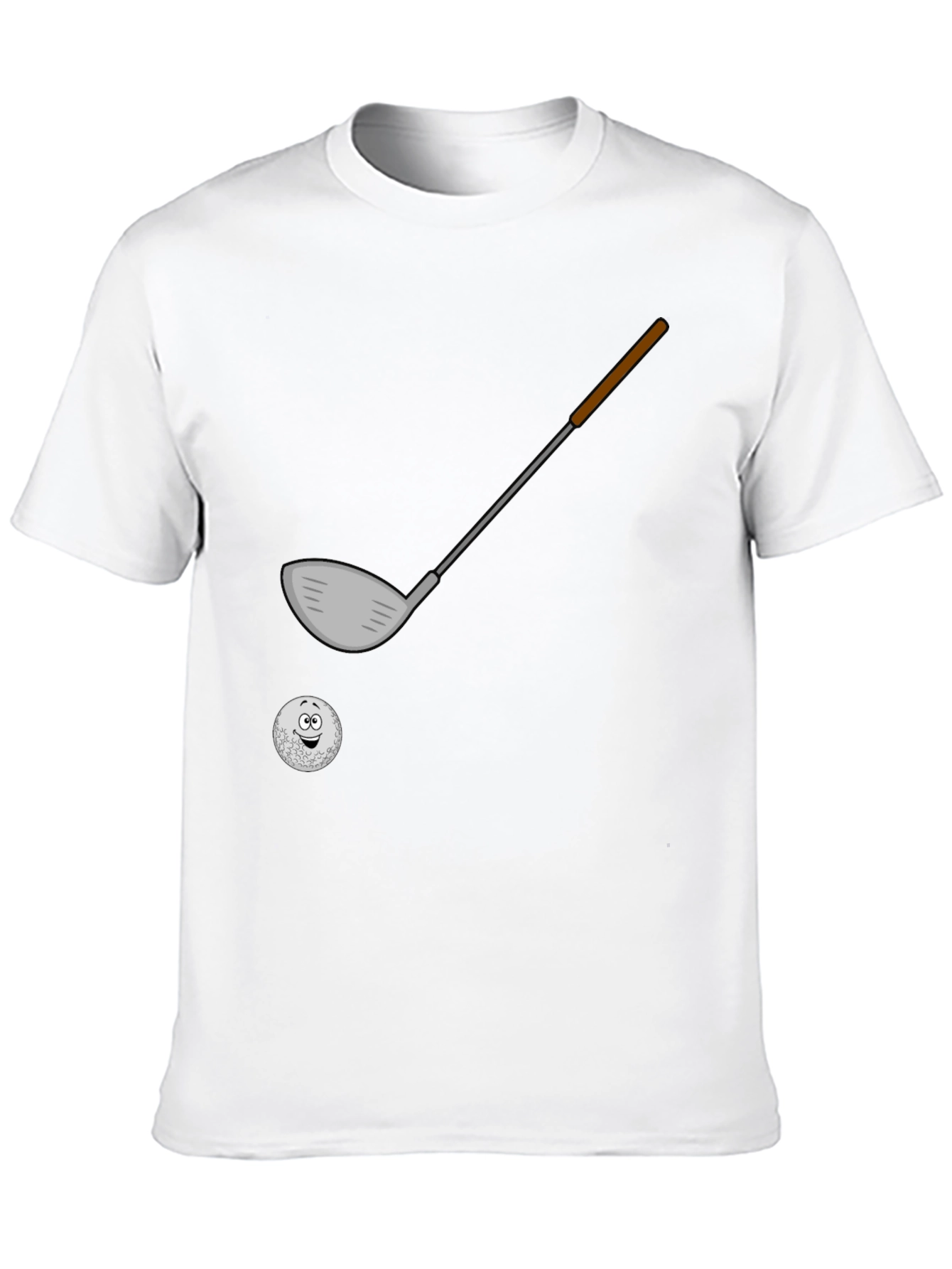 Golf Club & Ball T-Shirt - Golfer Gift Tee