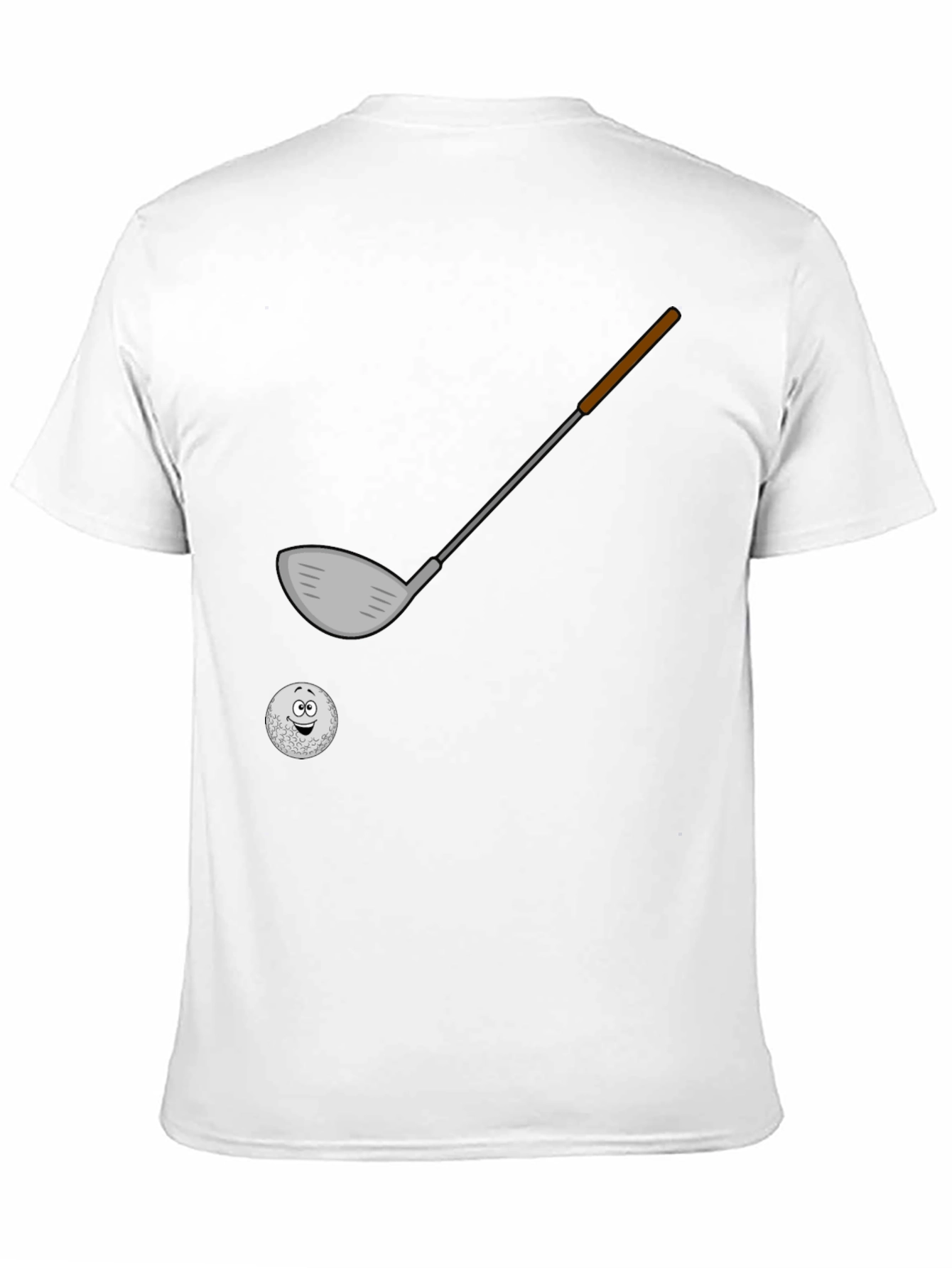 Golf Club & Ball T-Shirt - Golfer Gift Tee