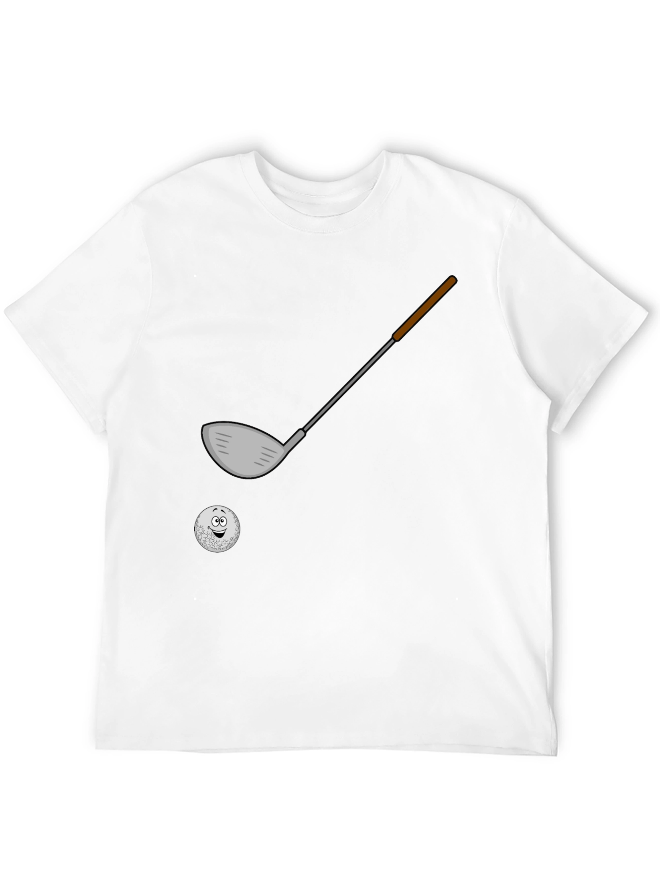 Golf Club & Ball T-Shirt - Golfer Gift Tee