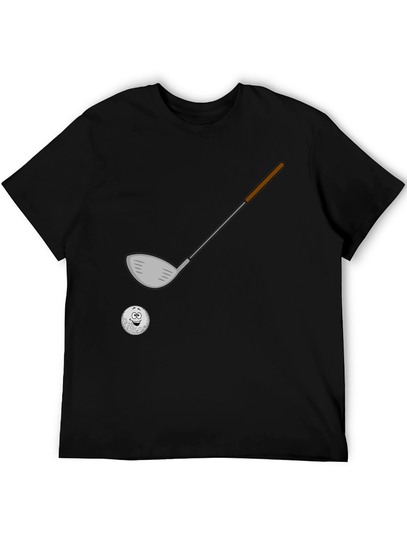Golf Club & Ball T-Shirt - Golfer Gift Tee