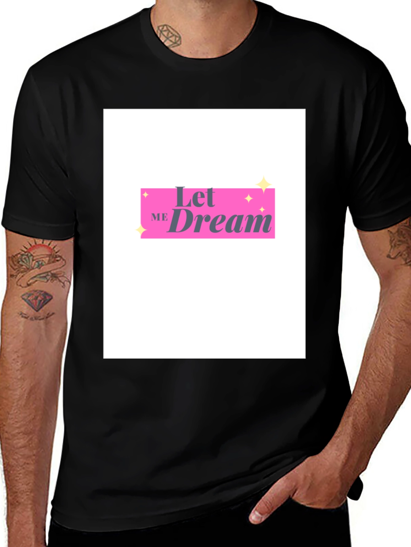 Let Me Dream Graphic Tee - Trendy Unisex T-Shirt