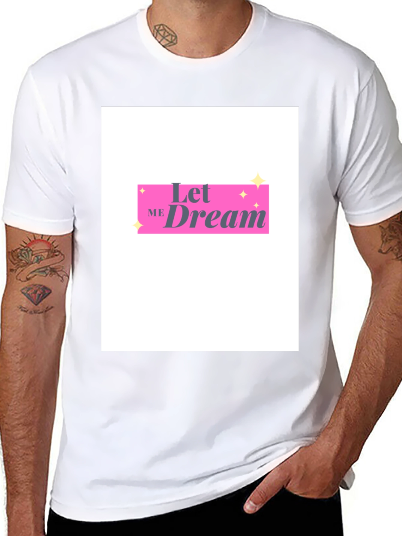Let Me Dream Graphic Tee - Trendy Unisex T-Shirt