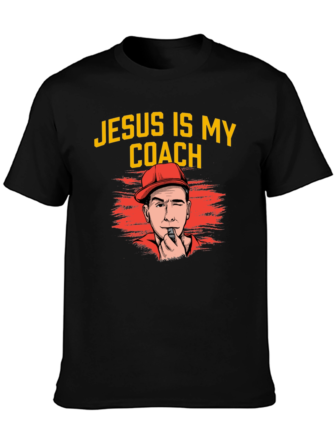 Jesus is My Coach Graphic T-Shirt