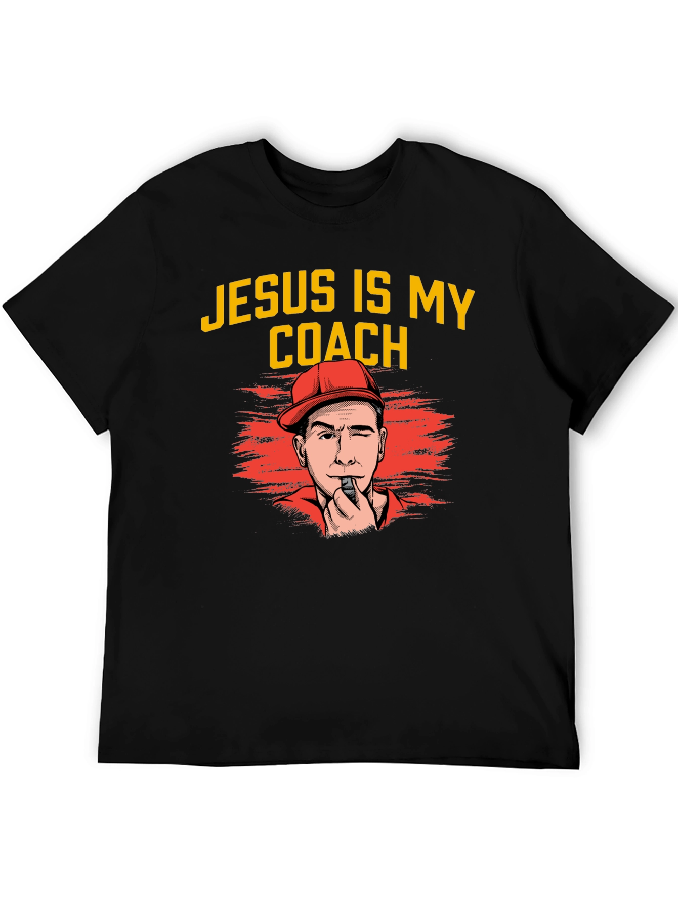Jesus is My Coach Graphic T-Shirt