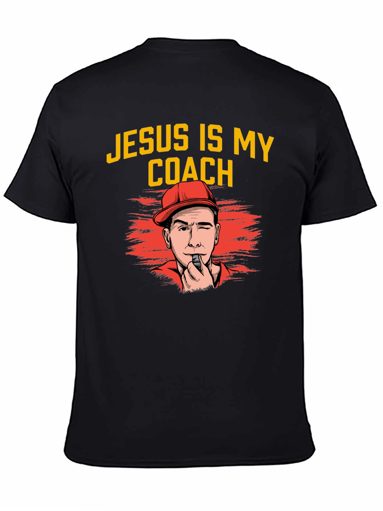 Jesus is My Coach Graphic T-Shirt