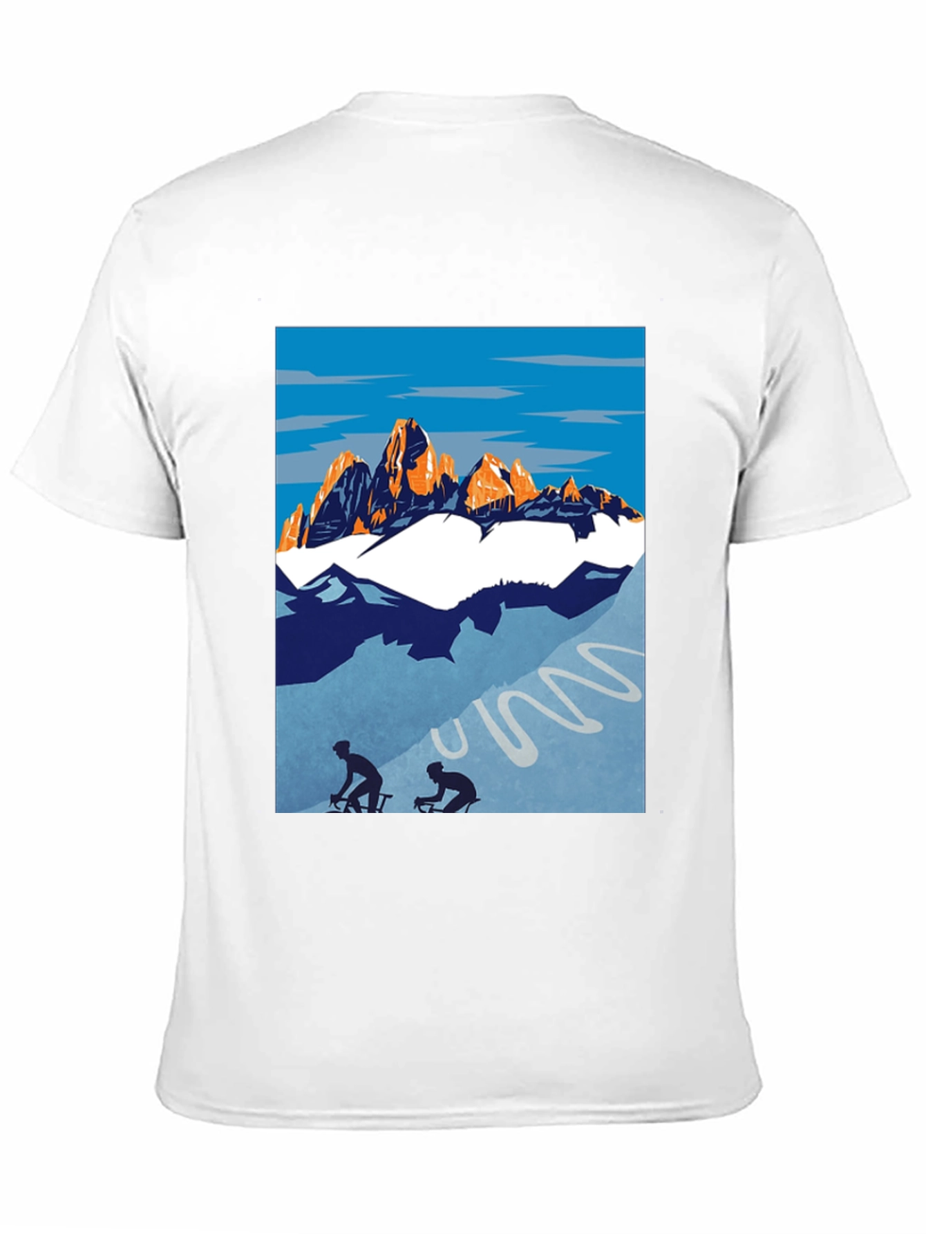 Mountain Biking Graphic Tee - Adventure Shirt