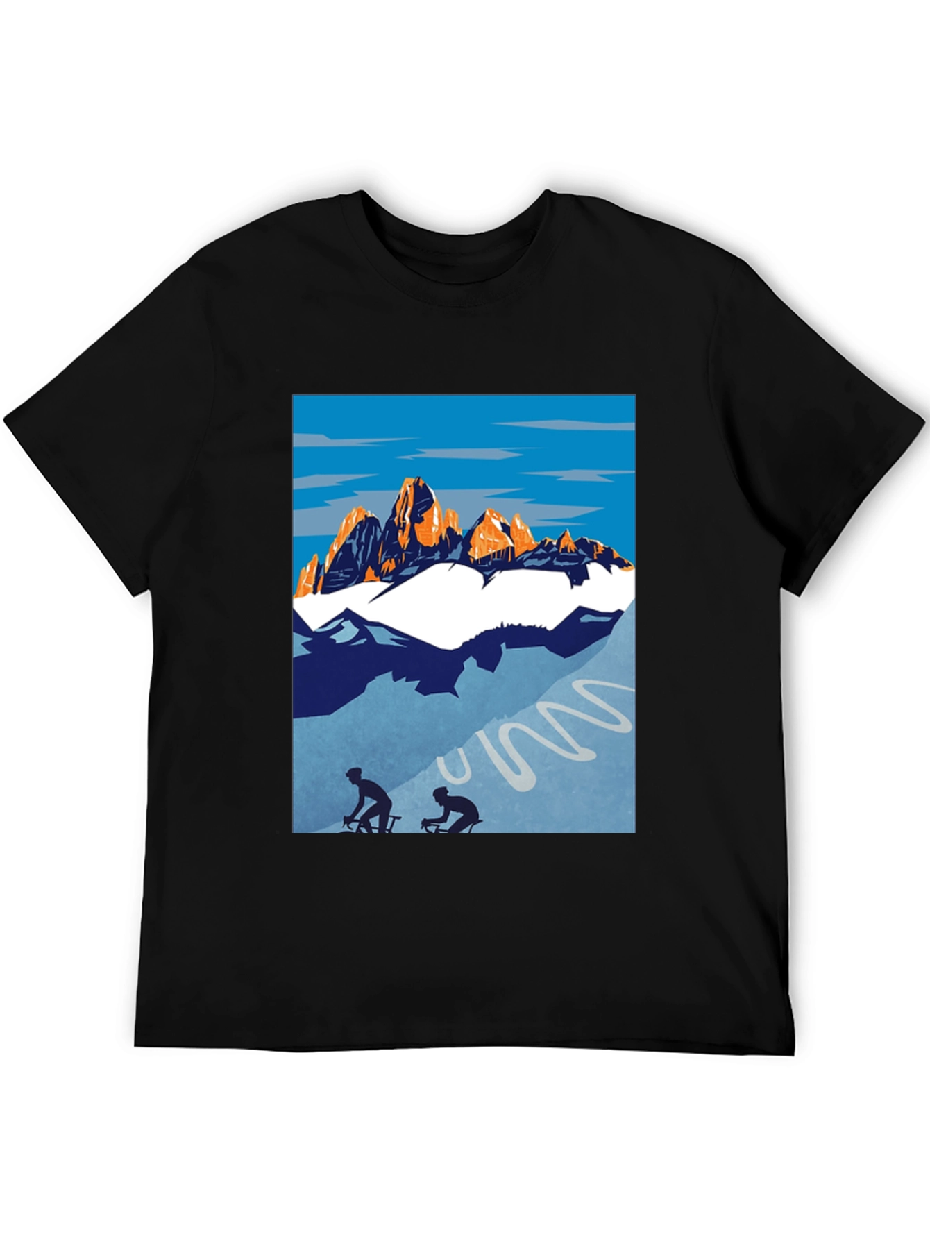 Mountain Biking Graphic Tee - Adventure Shirt