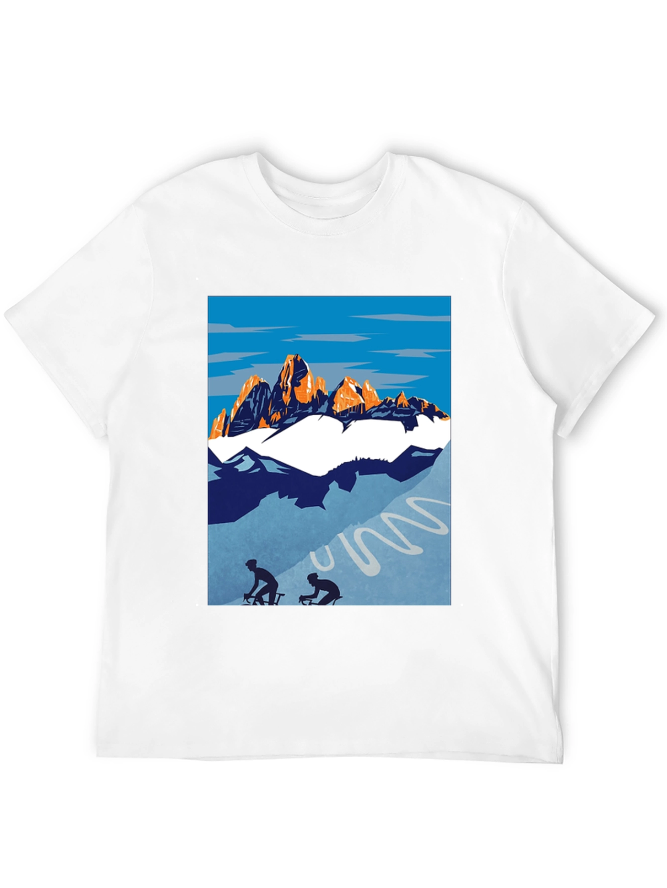 Mountain Biking Graphic Tee - Adventure Shirt