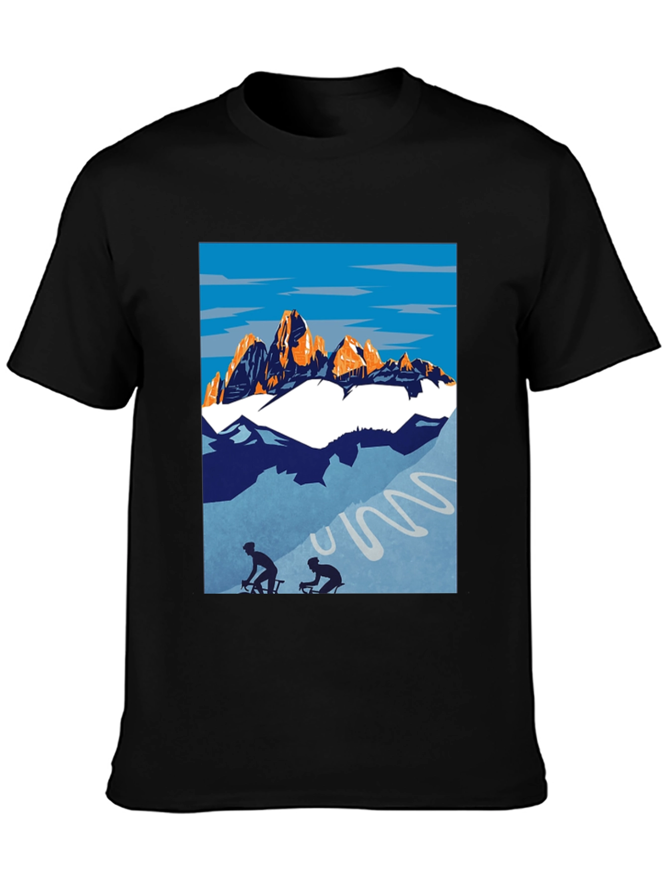 Mountain Biking Graphic Tee - Adventure Shirt