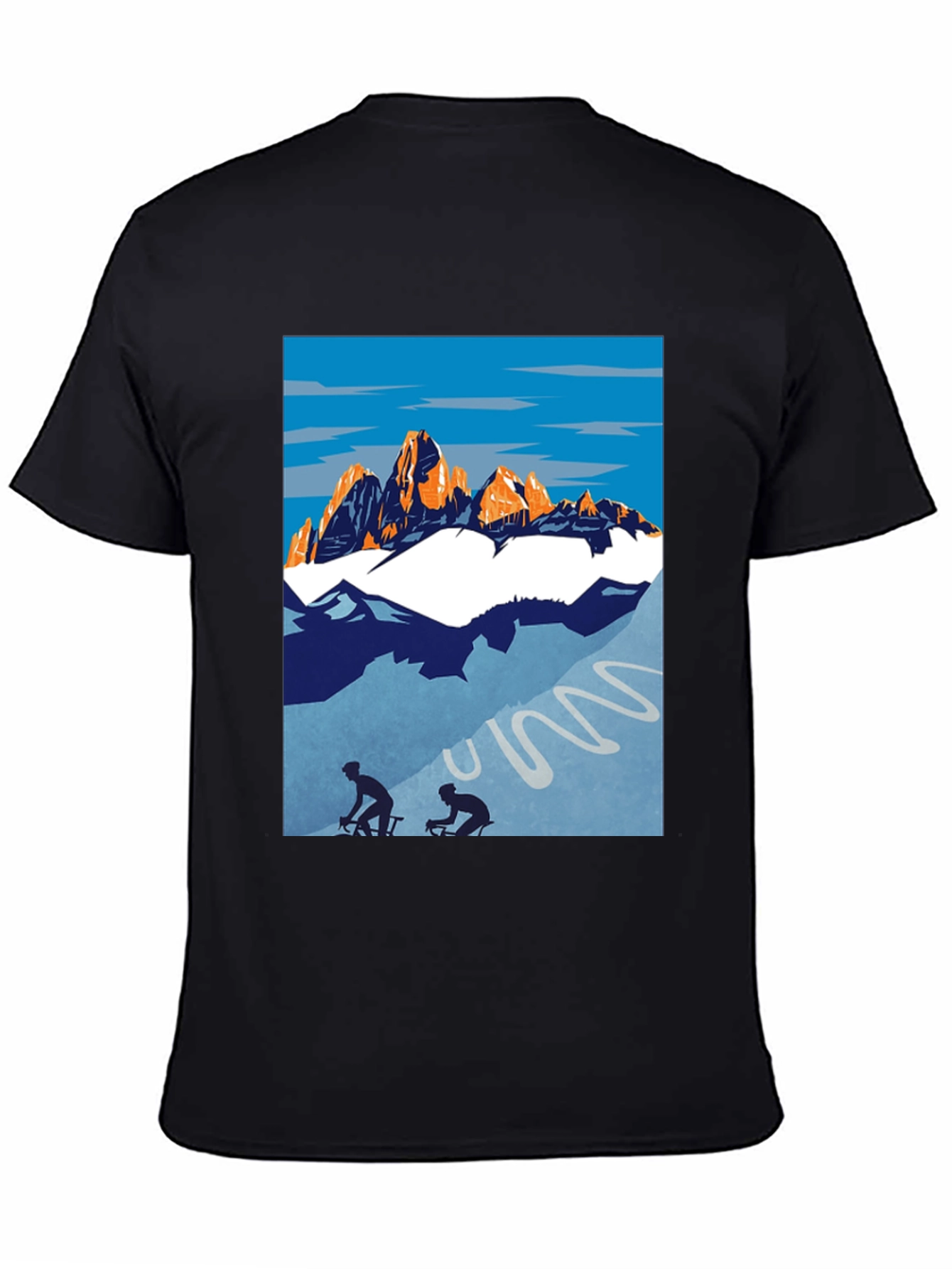 Mountain Biking Graphic Tee - Adventure Shirt