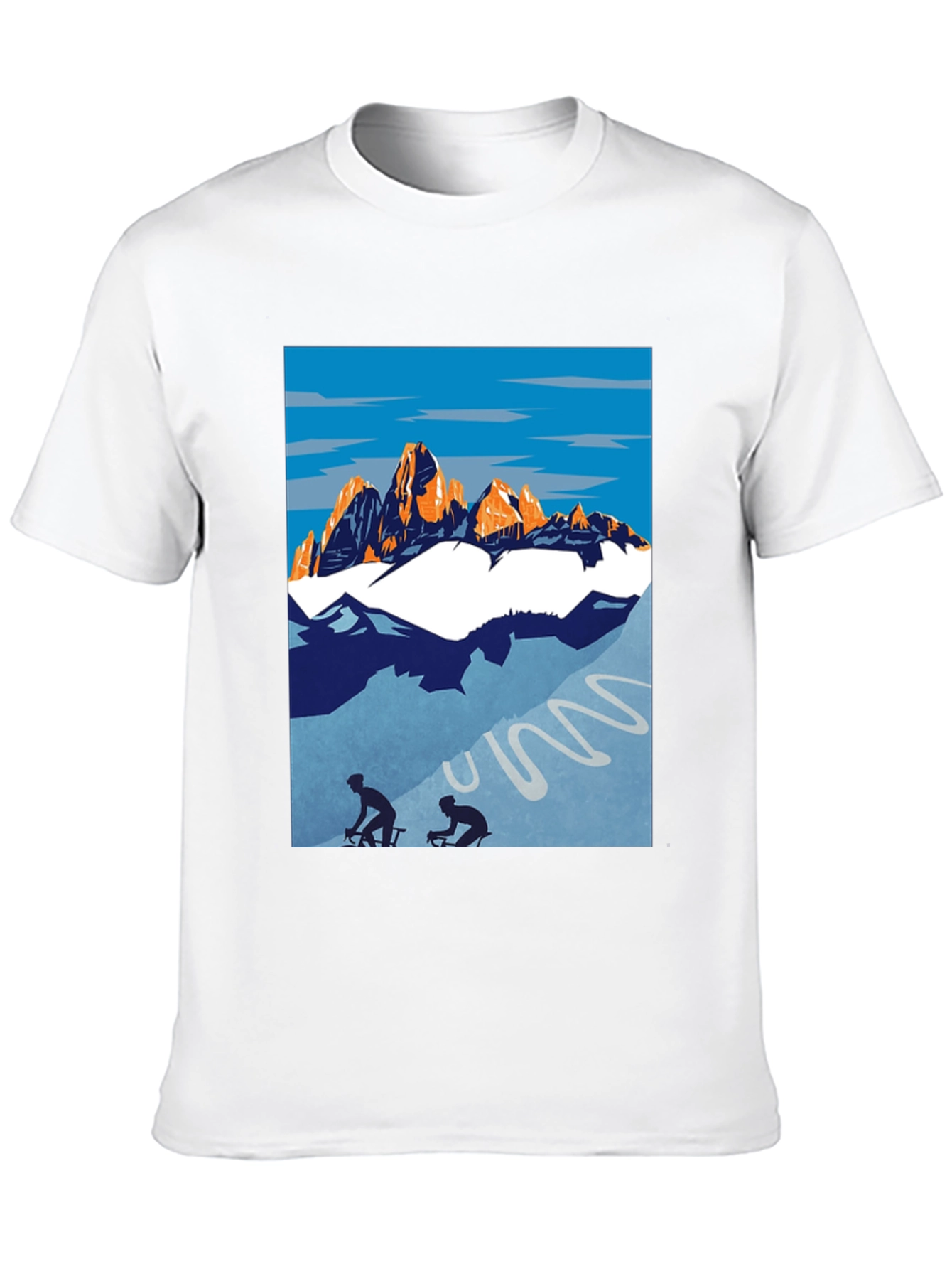 Mountain Biking Graphic Tee - Adventure Shirt