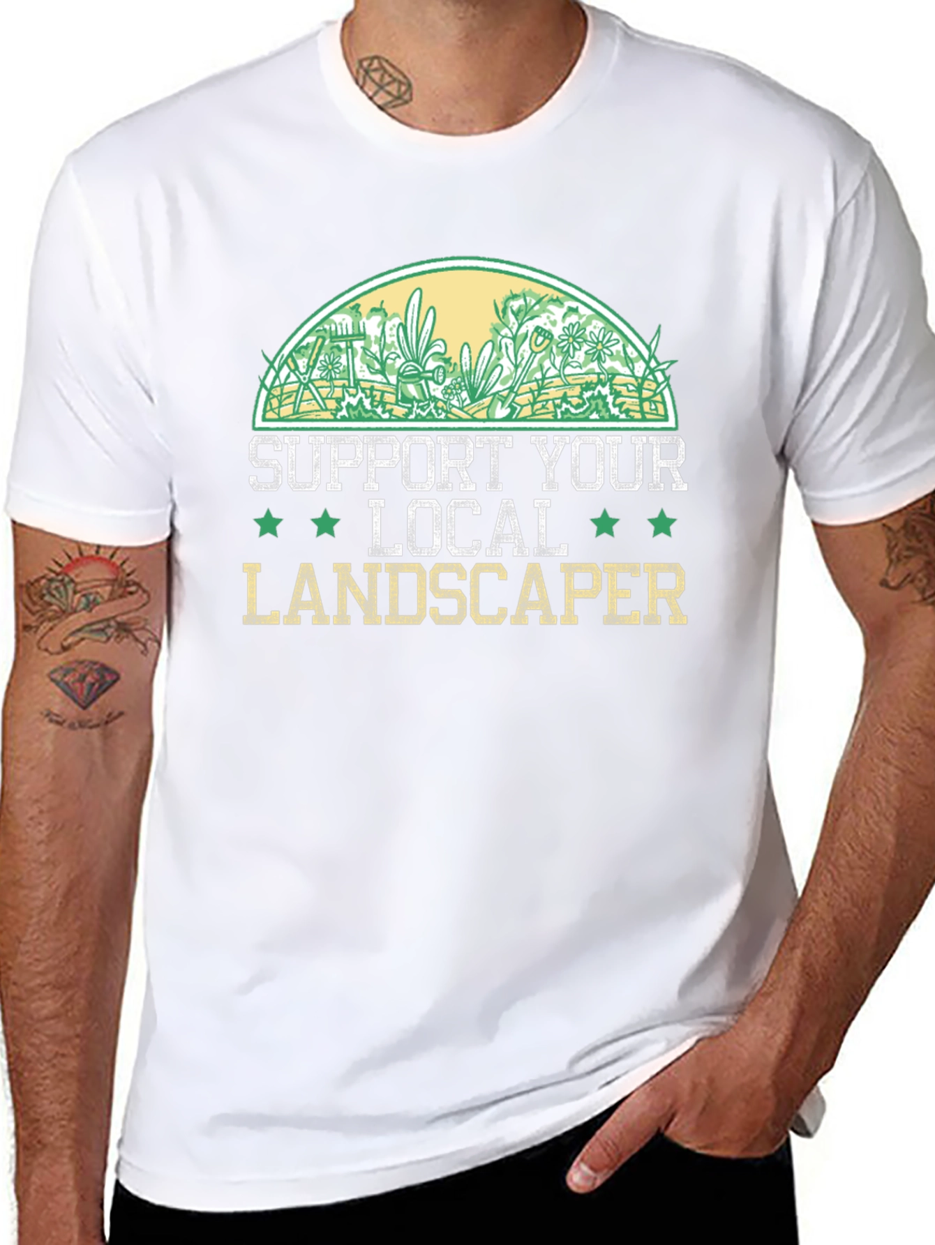 Support Local Landscaper T-Shirt
