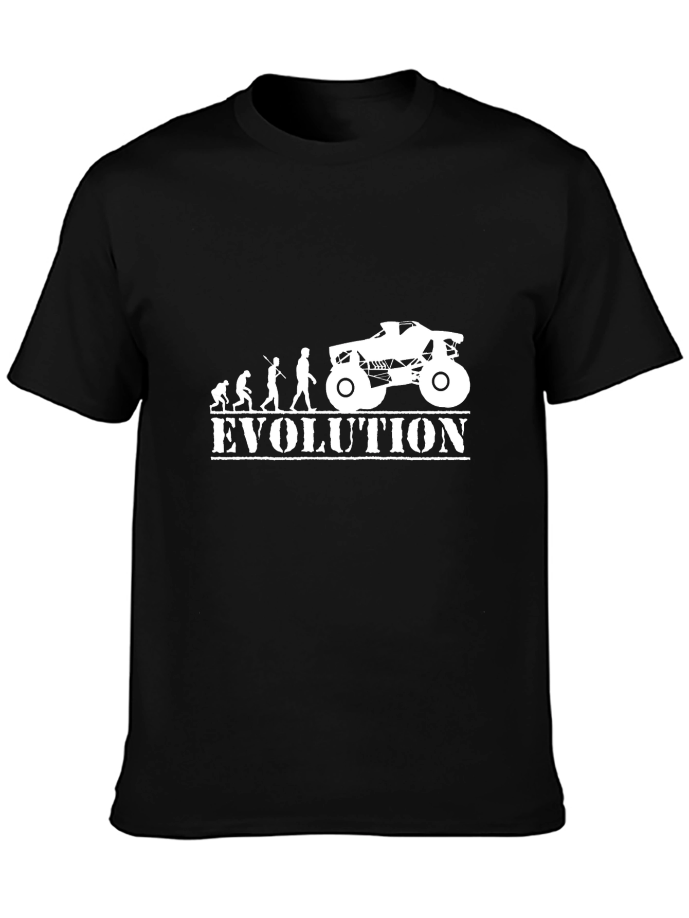 Evolution to Monster Truck Black T-Shirt