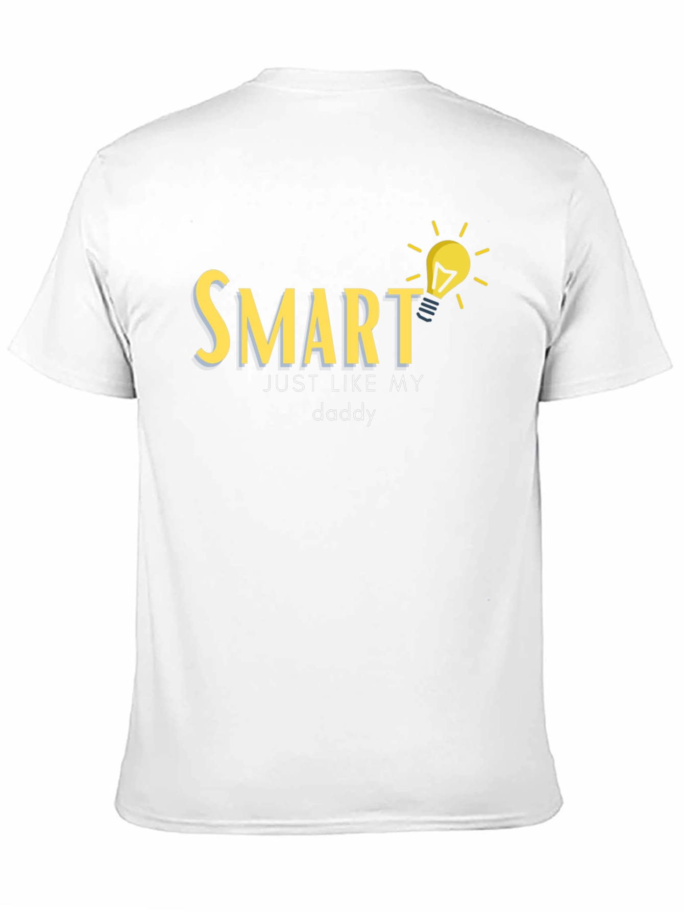 Smart Just Like My Daddy Black T-Shirt
