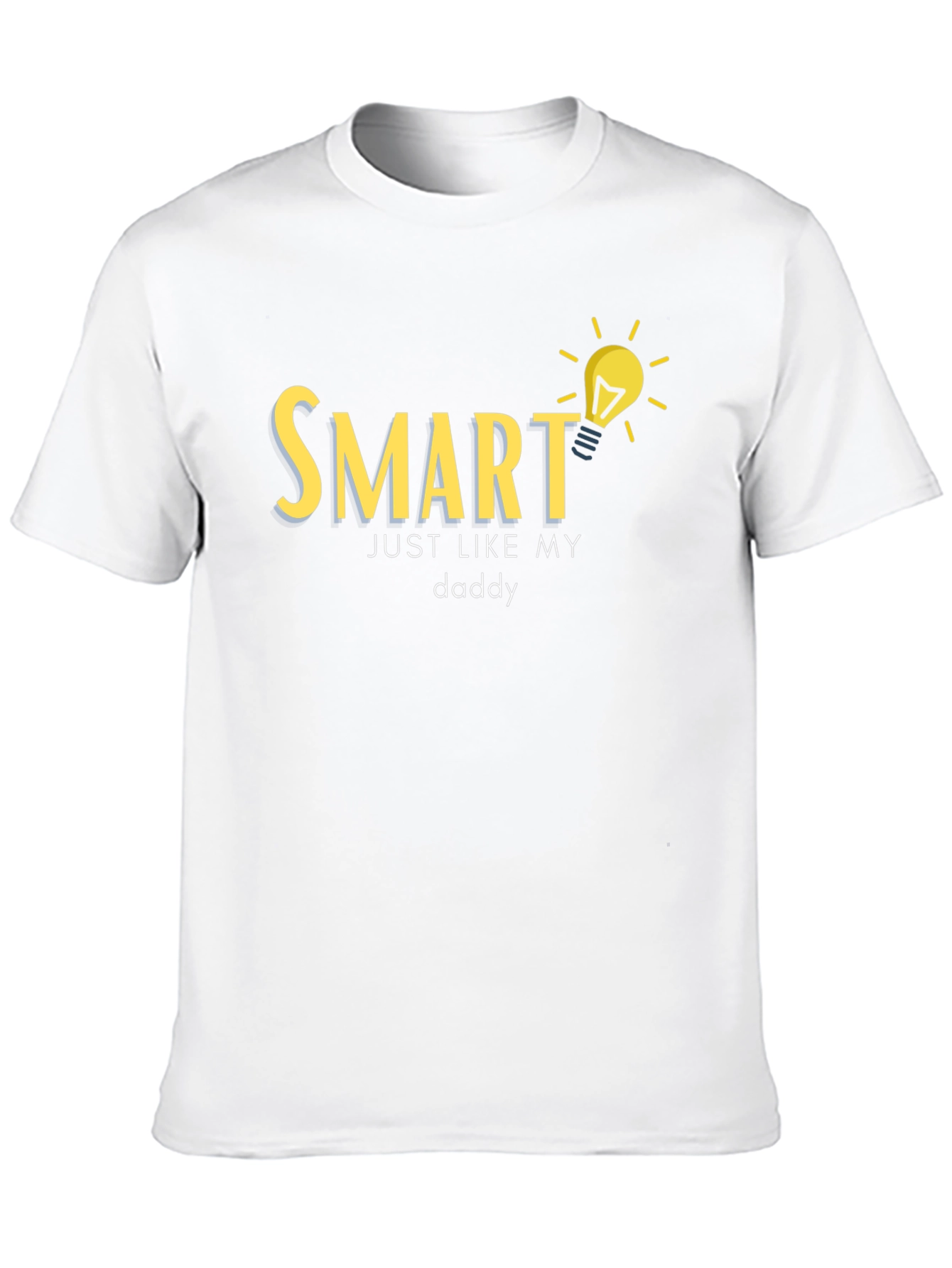 Smart Just Like My Daddy Black T-Shirt