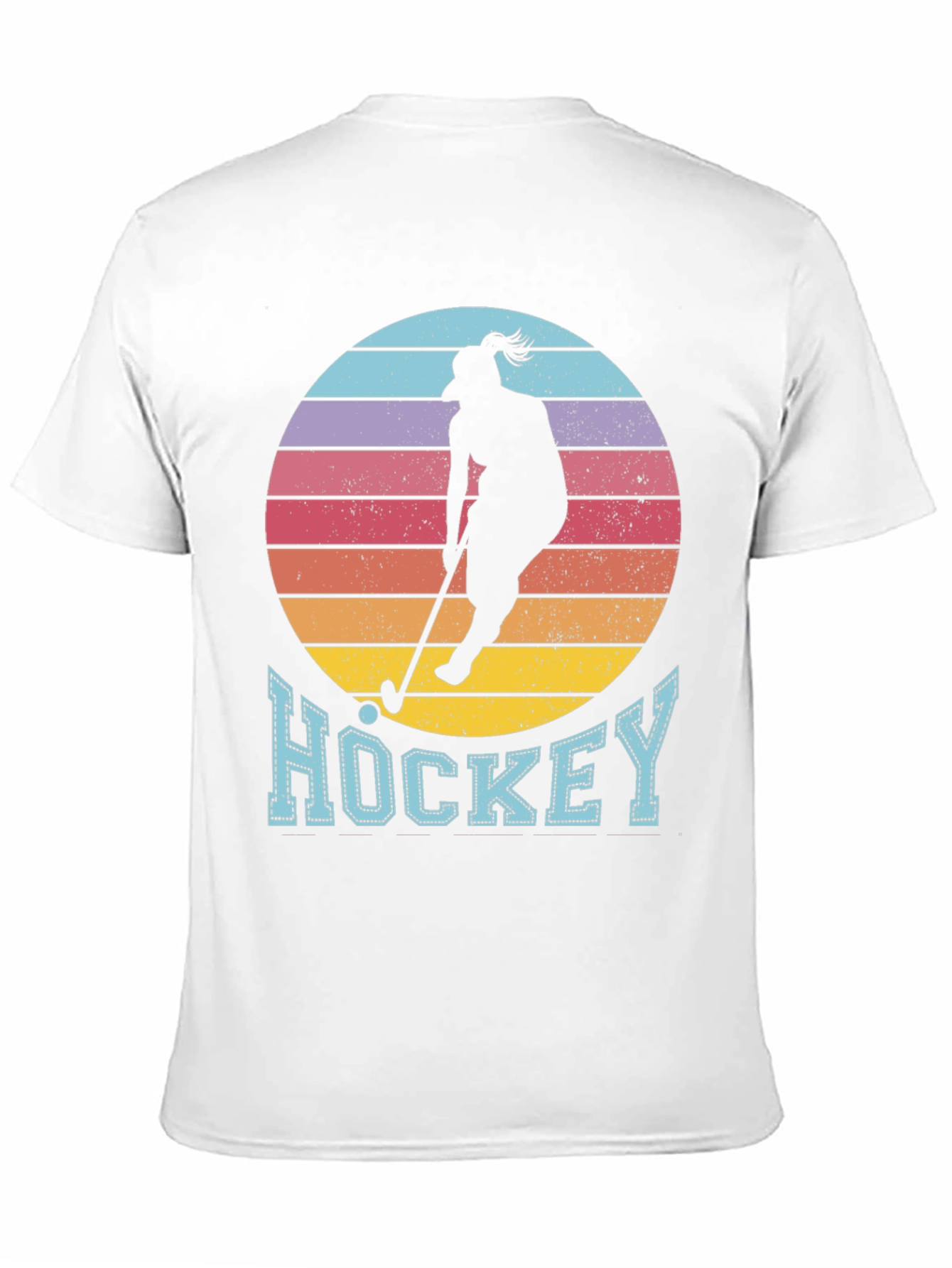Hockey Sunset Graphic Tee - Unique Sports Shirt