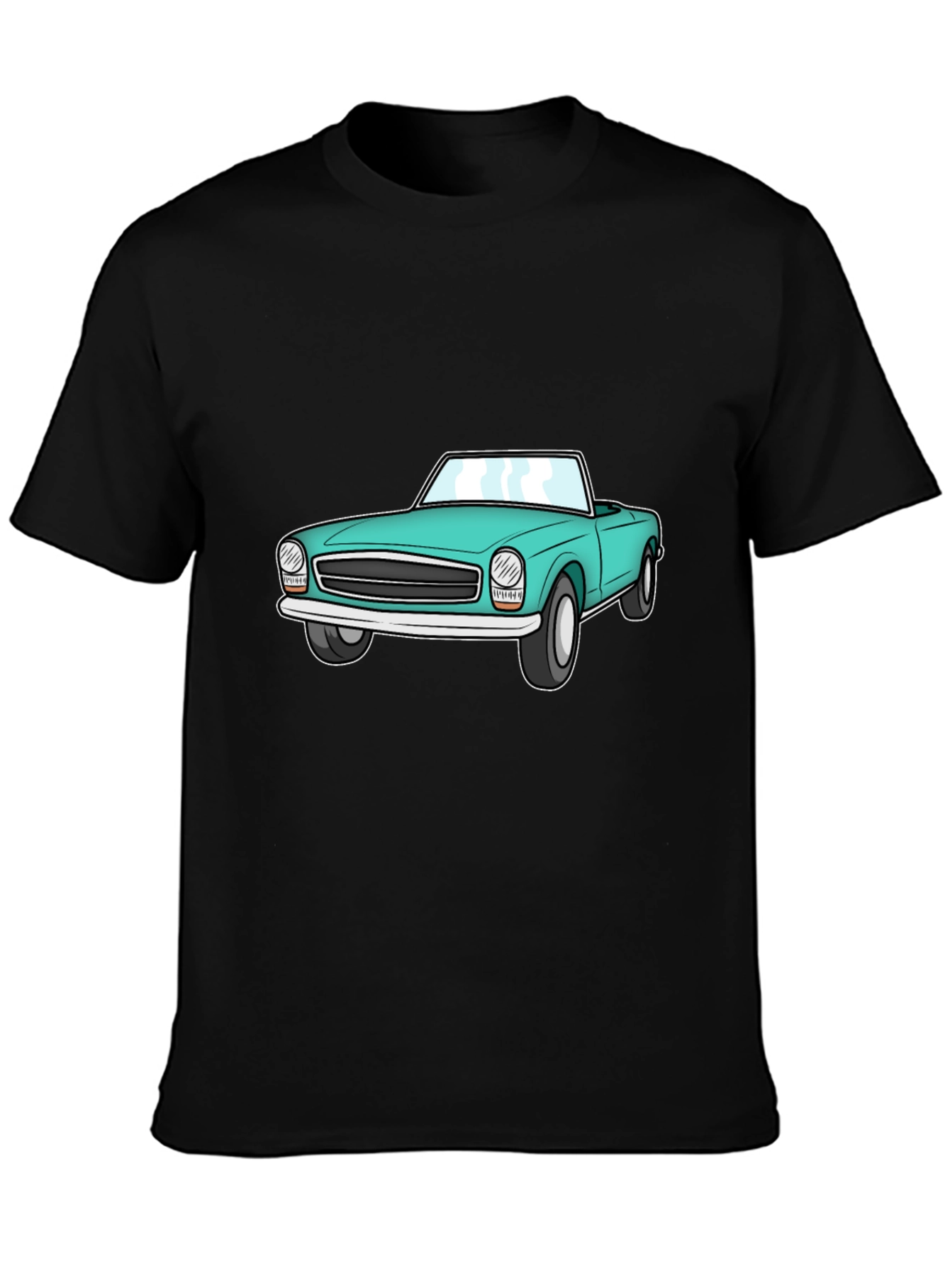 Retro Car Graphic Tee - Cool Roadster Design