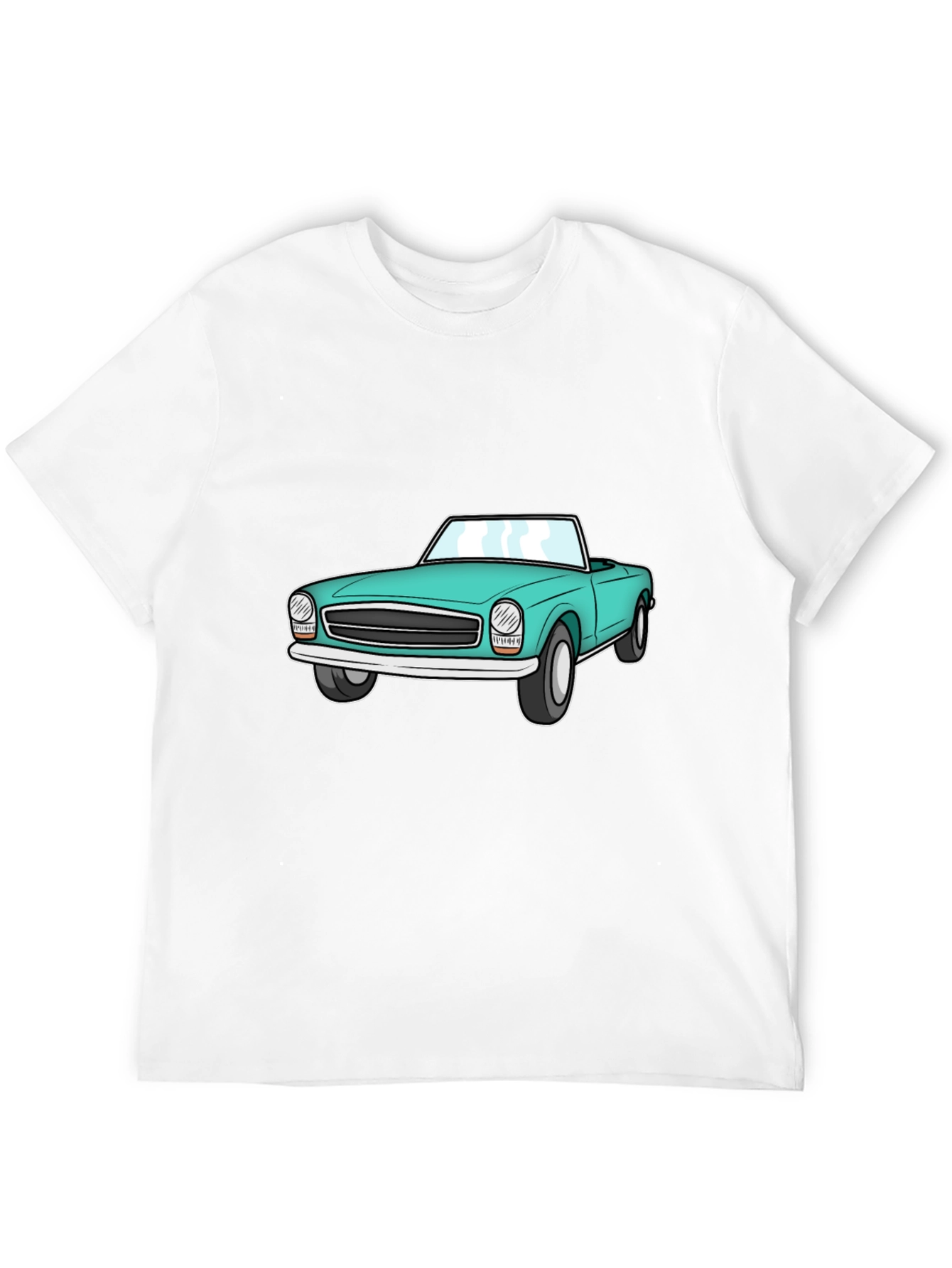 Retro Car Graphic Tee - Cool Roadster Design