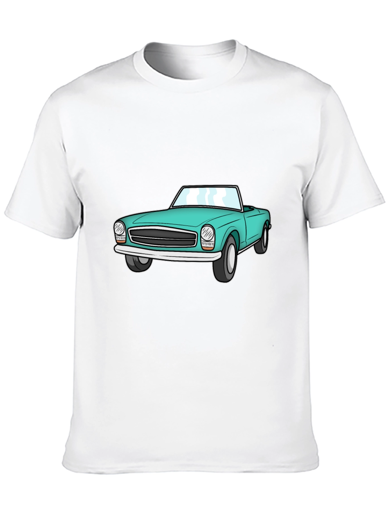 Retro Car Graphic Tee - Cool Roadster Design