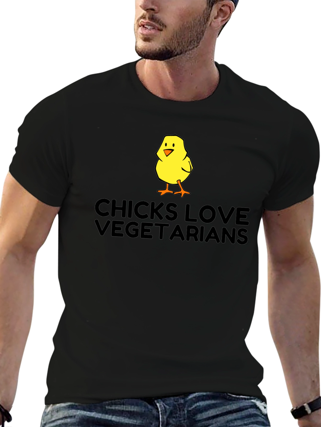 Chicks Love Vegetarians Graphic Tee