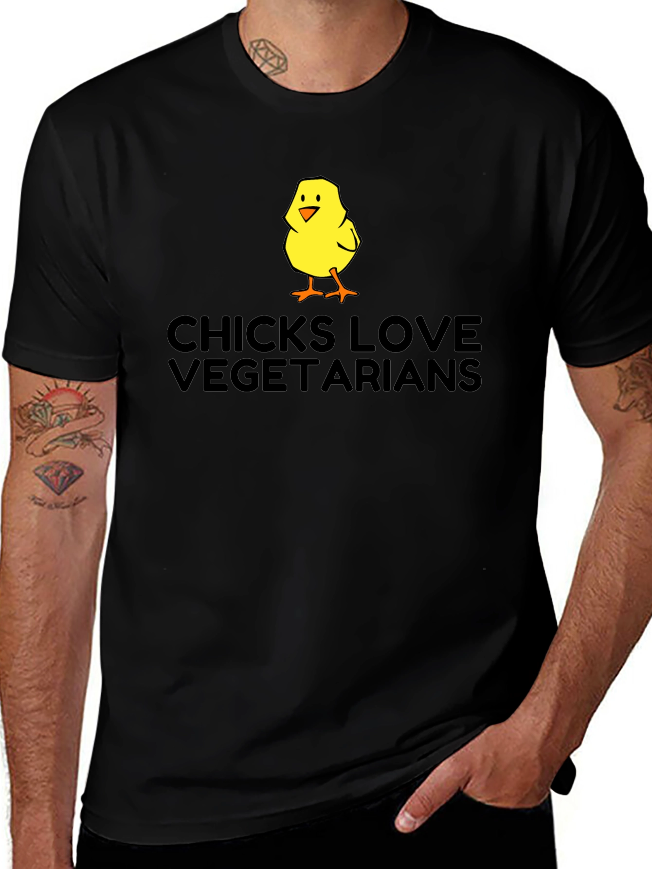 Chicks Love Vegetarians Graphic Tee