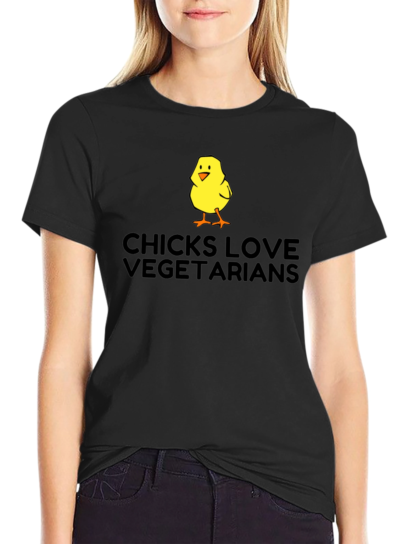 Chicks Love Vegetarians Graphic Tee