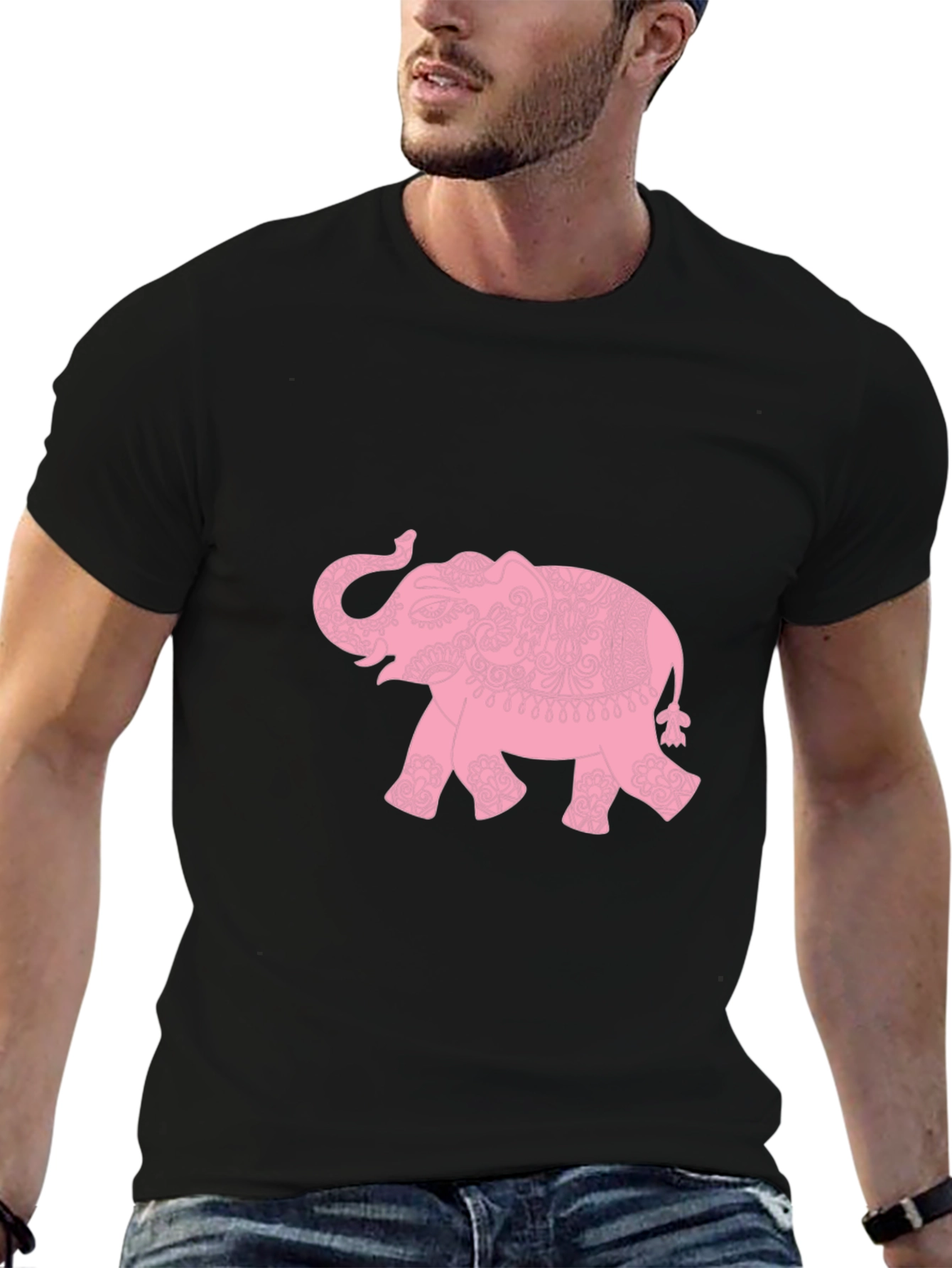 Black Elephant Graphic Tee