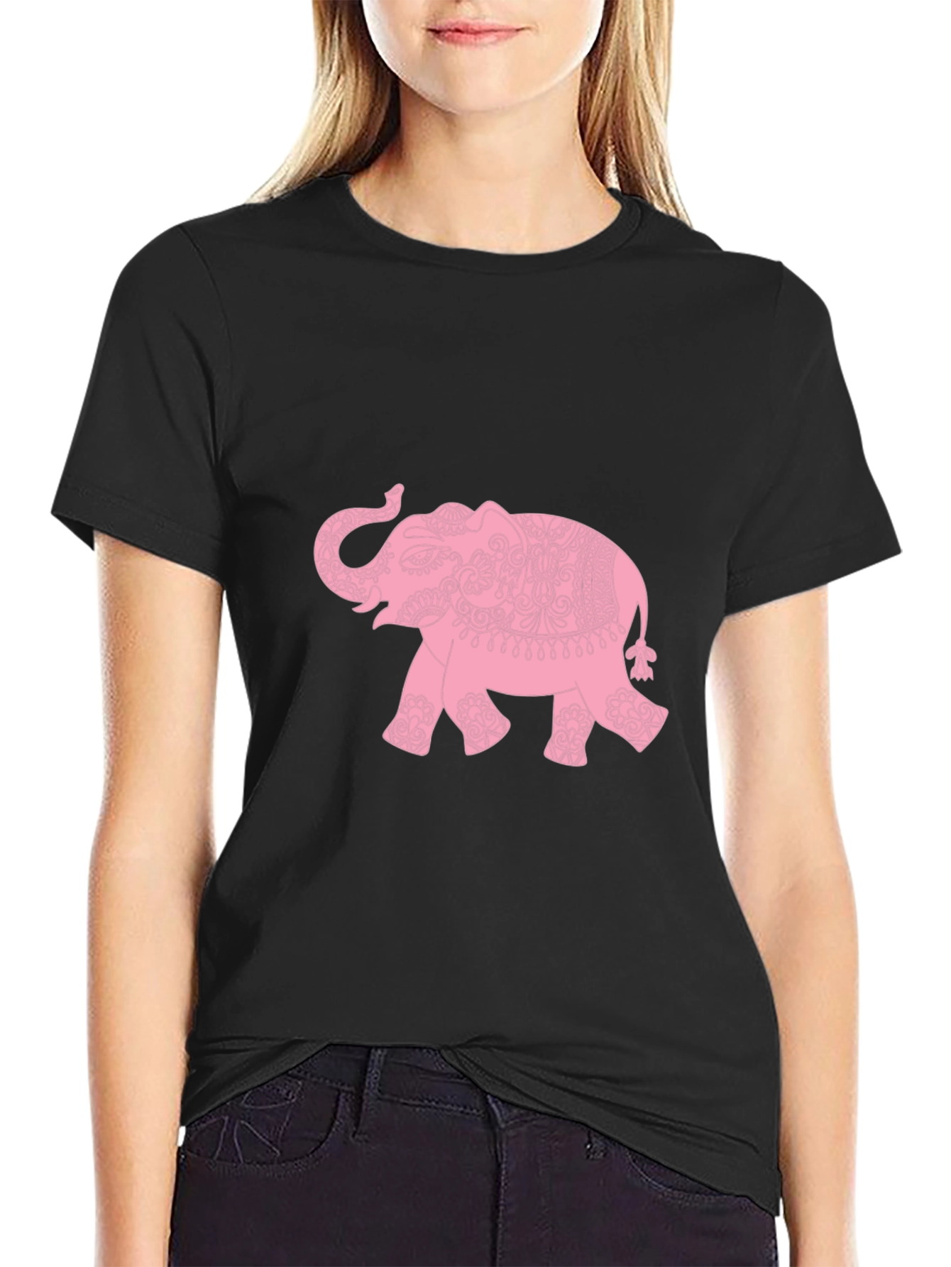 Black Elephant Graphic Tee