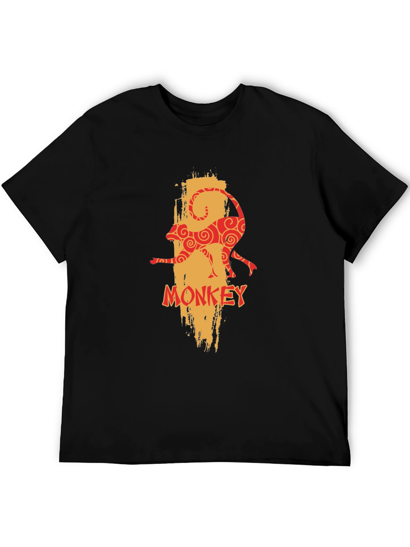 Monkey Graphic Print Tee - Unique Design