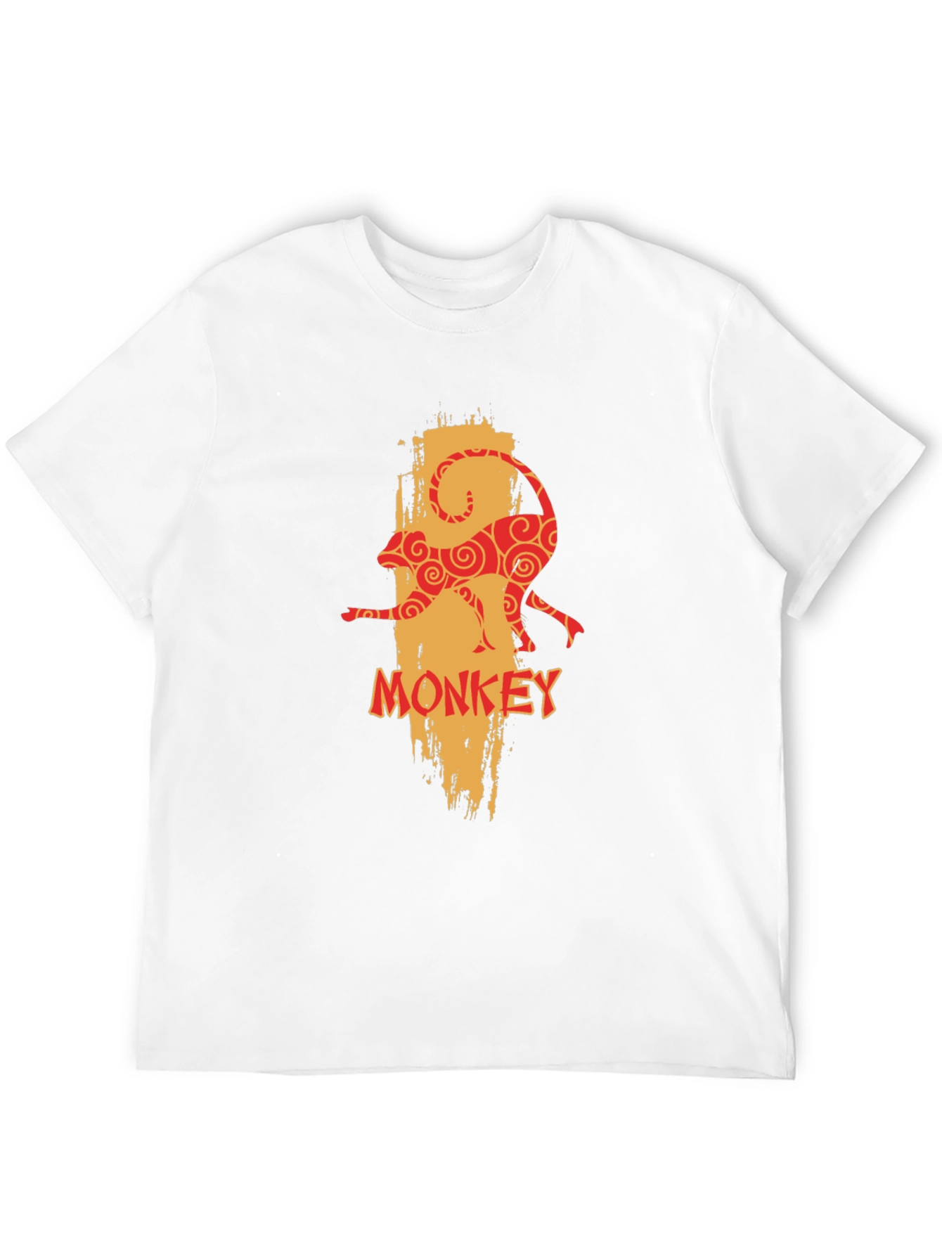 Monkey Graphic Print Tee - Unique Design