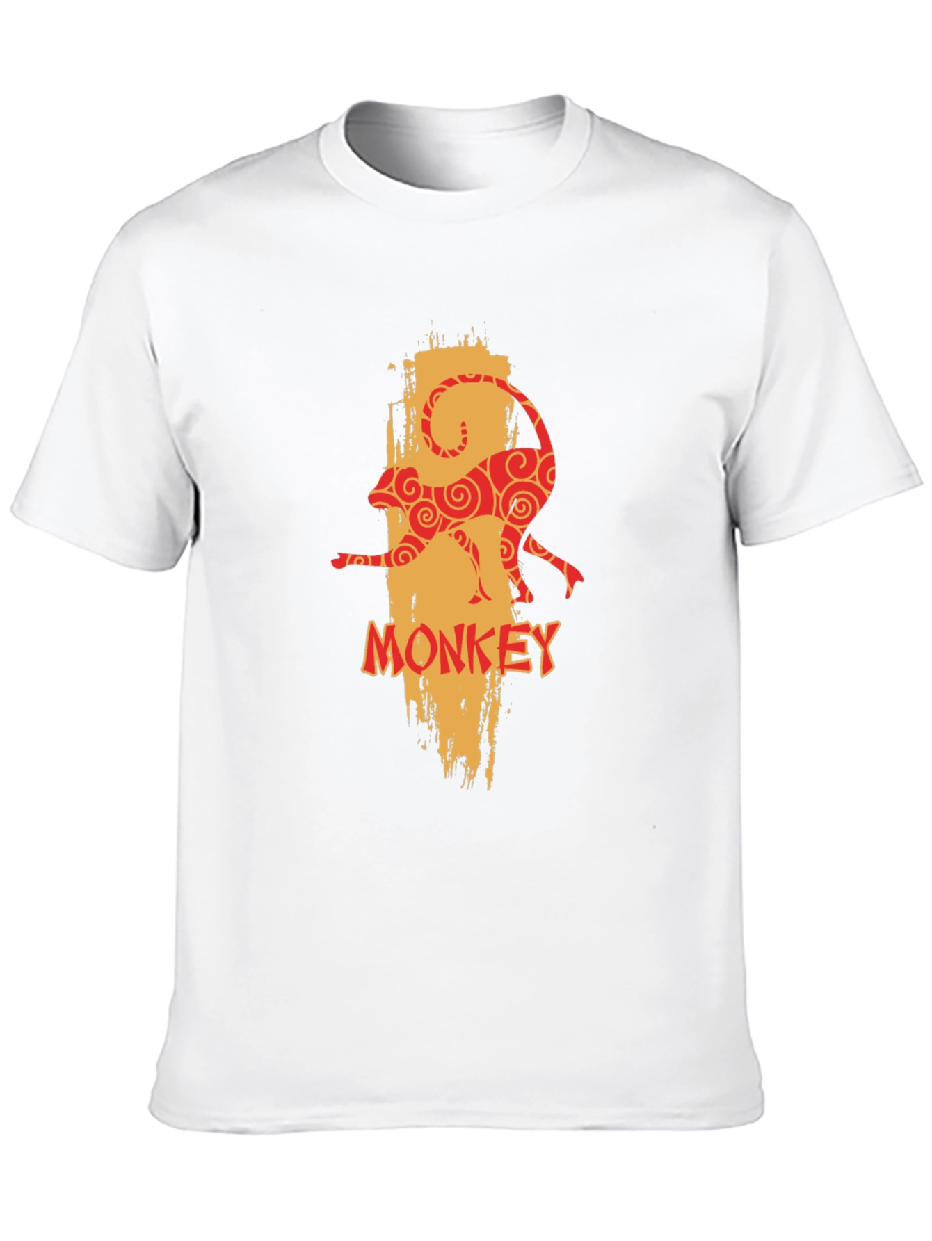 Monkey Graphic Print Tee - Unique Design