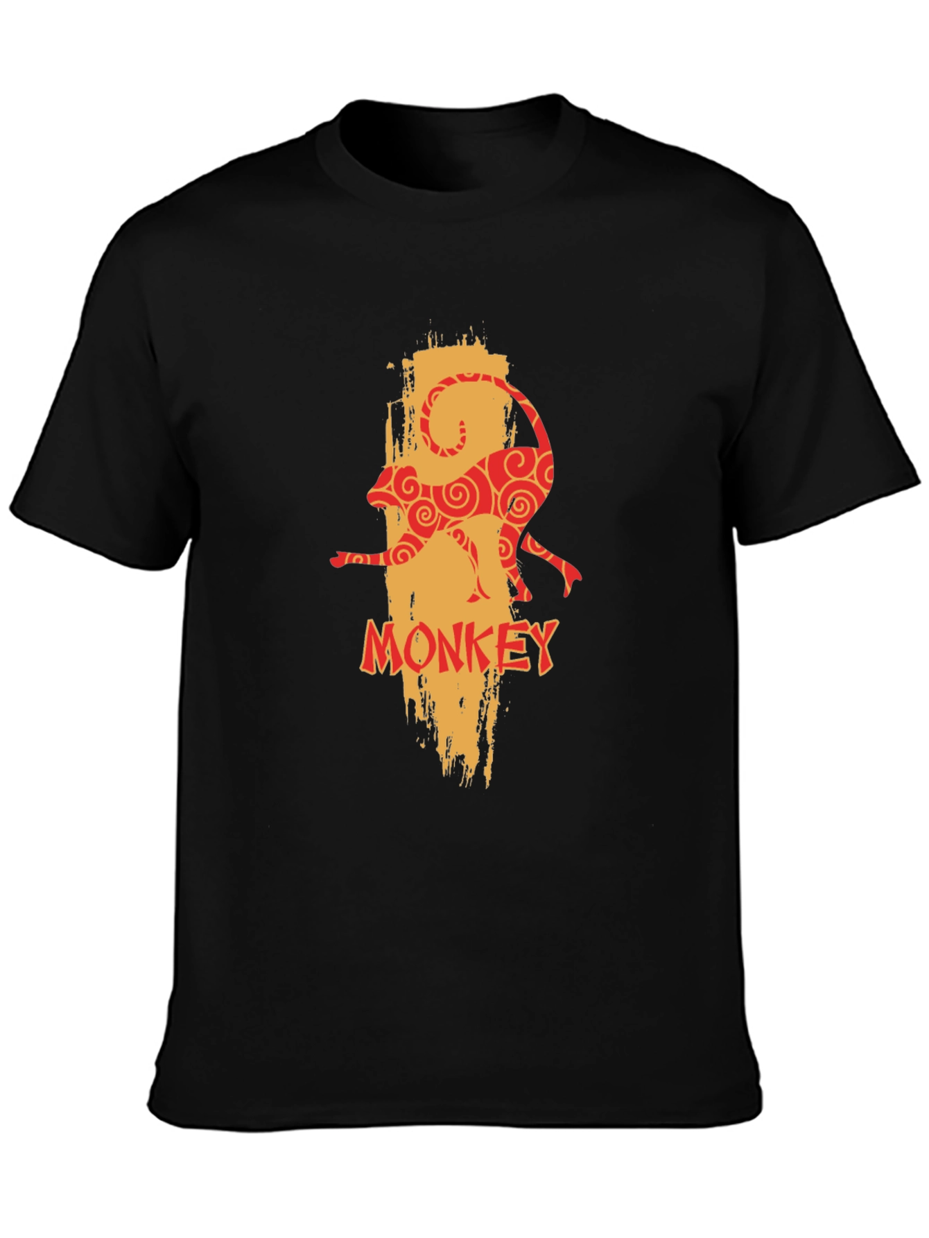 Monkey Graphic Print Tee - Unique Design