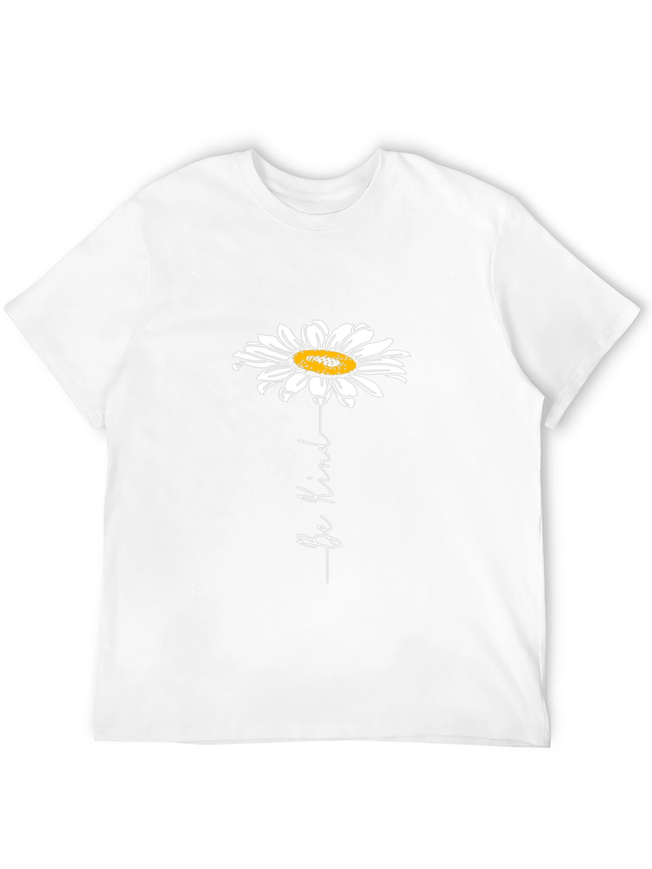 Be Kind Daisy Graphic Tee - Casual Comfort