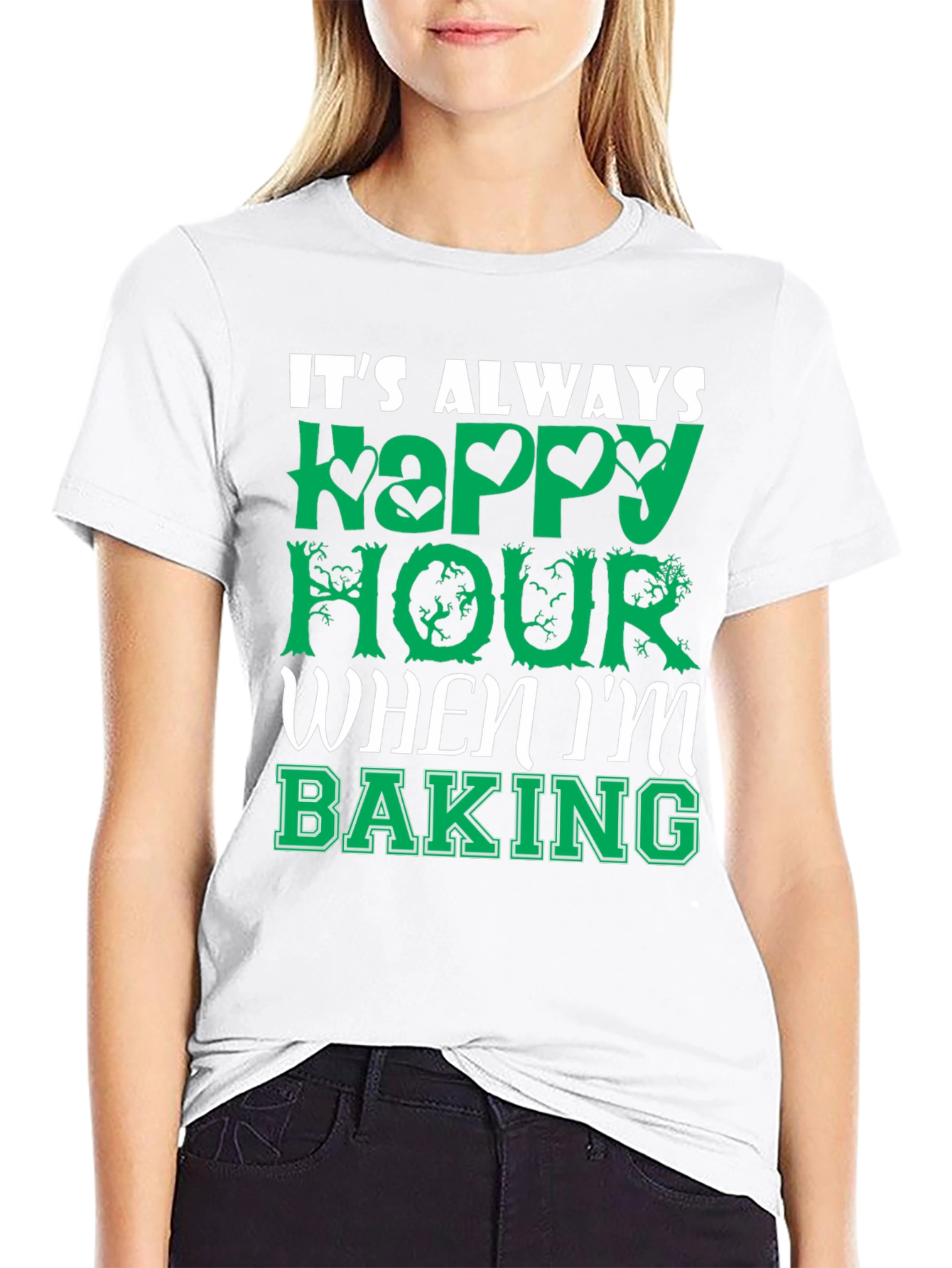 Funny Baking T-Shirt - Always Happy Hour
