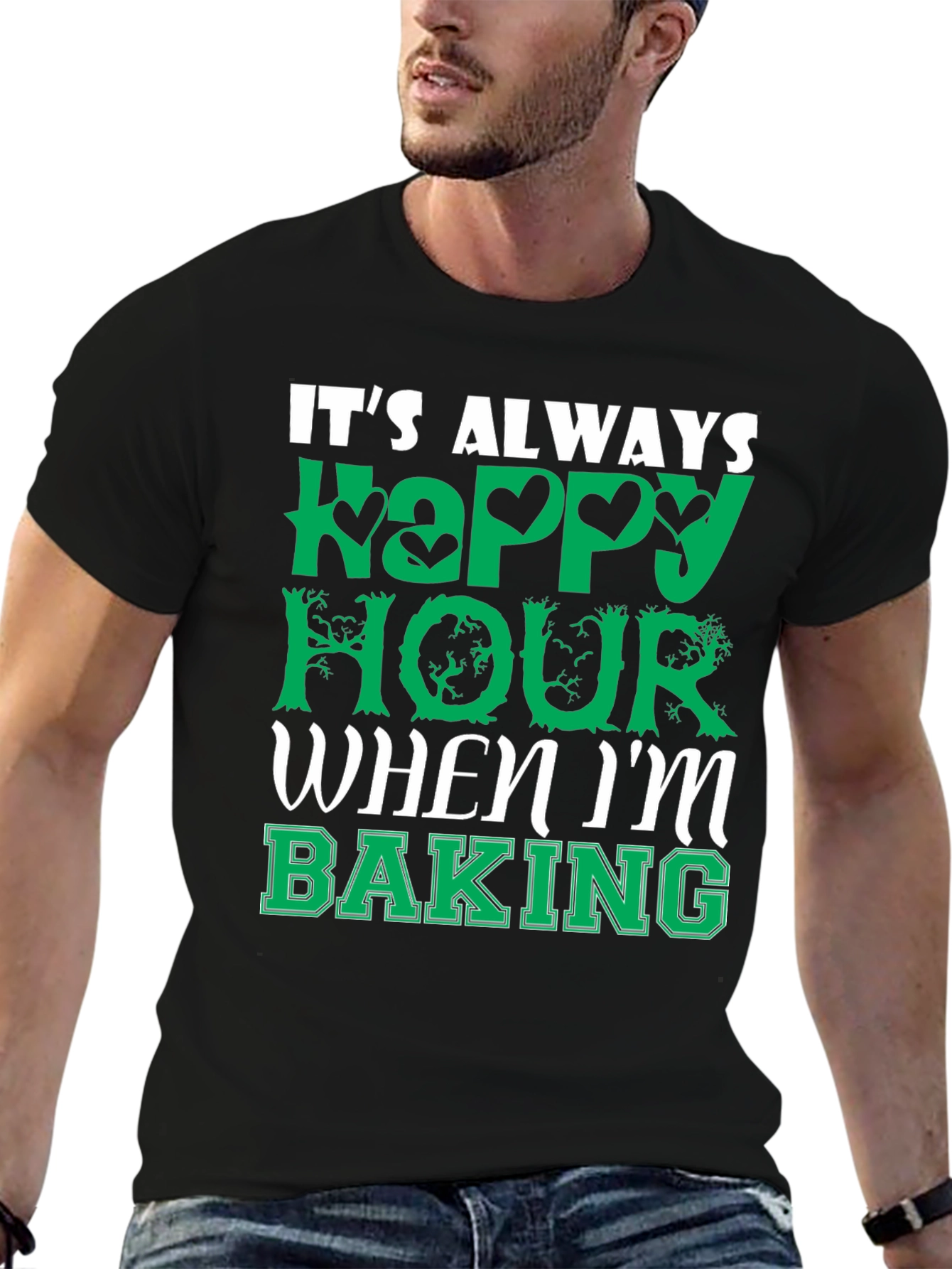 Funny Baking T-Shirt - Always Happy Hour
