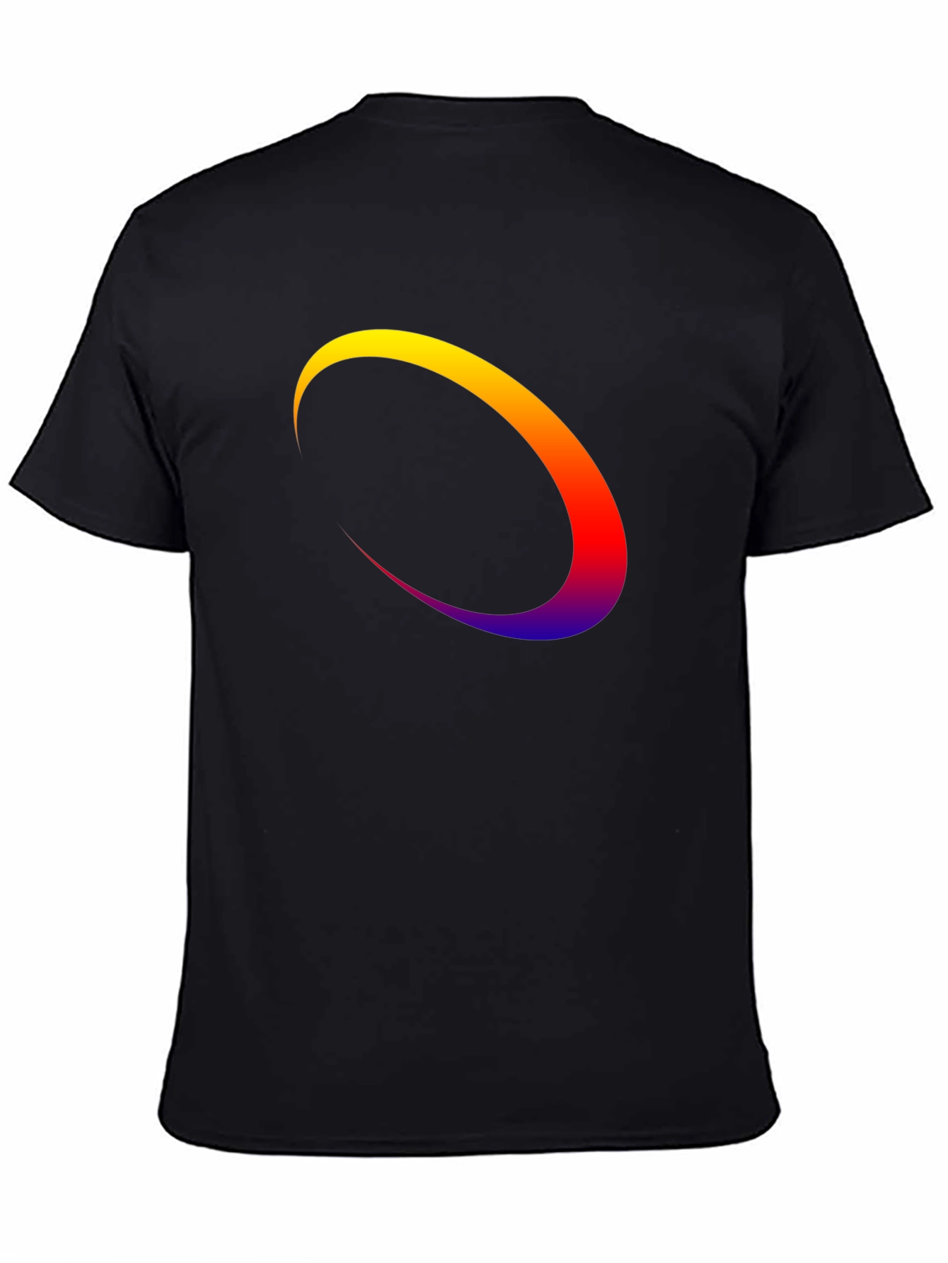 Abstract Arc Graphic Tee - Modern Style