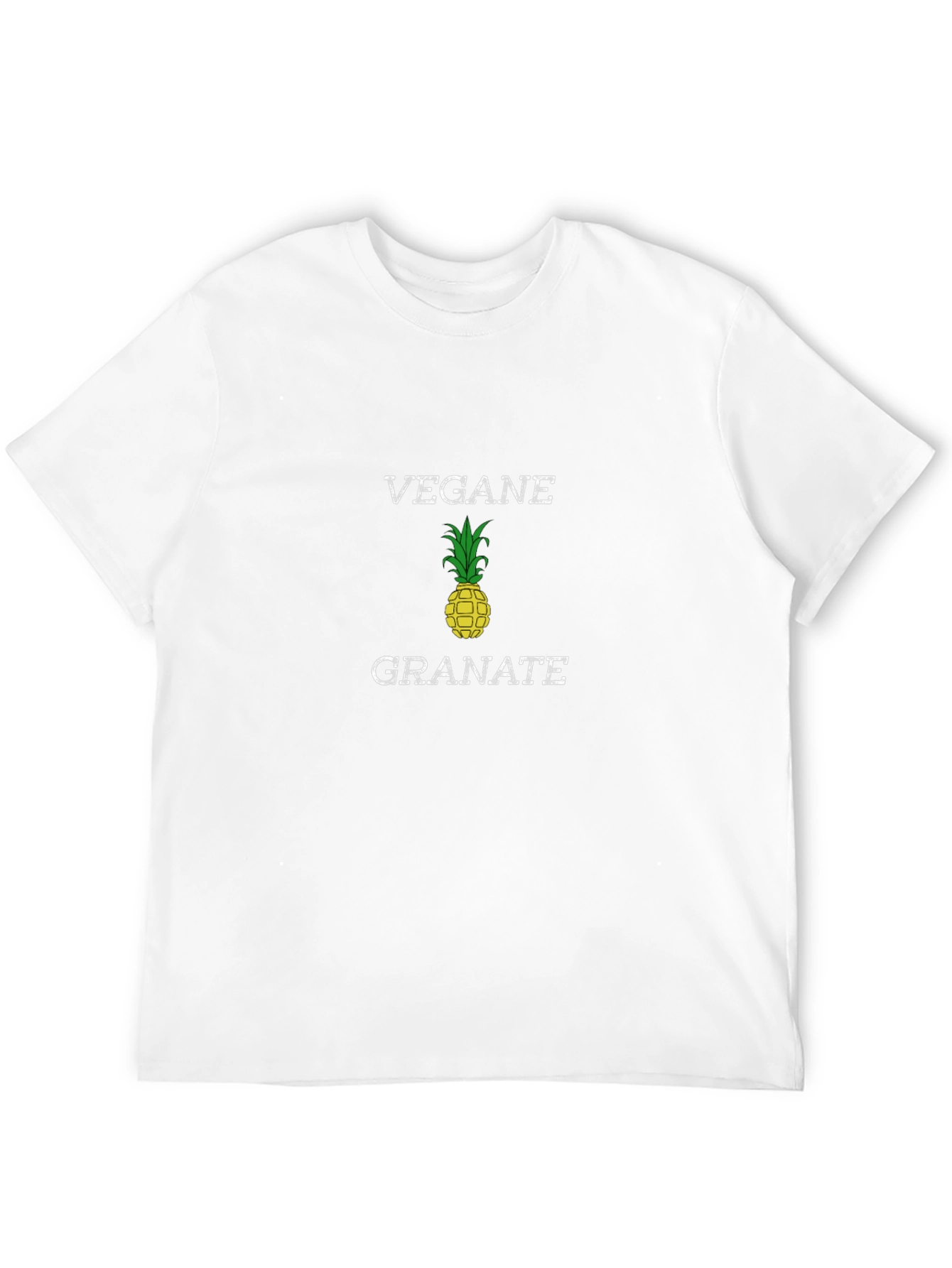 Vegan Pineapple Graphic T-Shirt